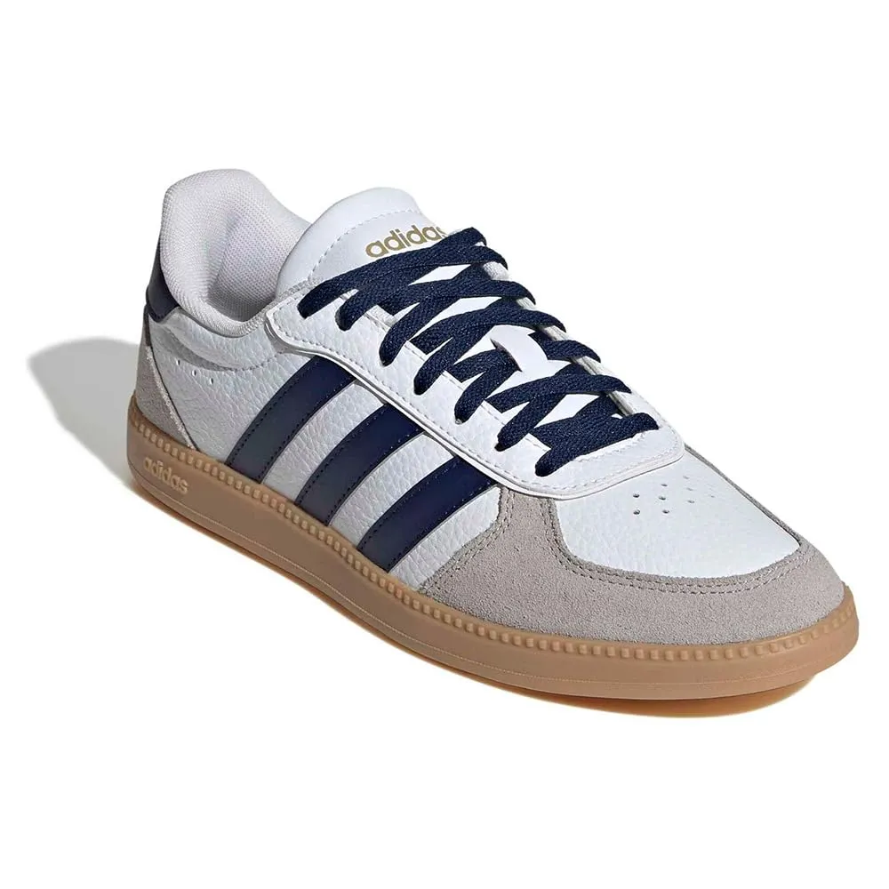 adidas Donna Breaknet Sleek Shoes, Ftwr White/Dark Blue/Gum 3, 41 1/3 EU - immagine 2