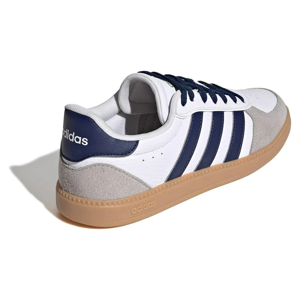 adidas Donna Breaknet Sleek Shoes, Ftwr White/Dark Blue/Gum 3, 41 1/3 EU - immagine 4