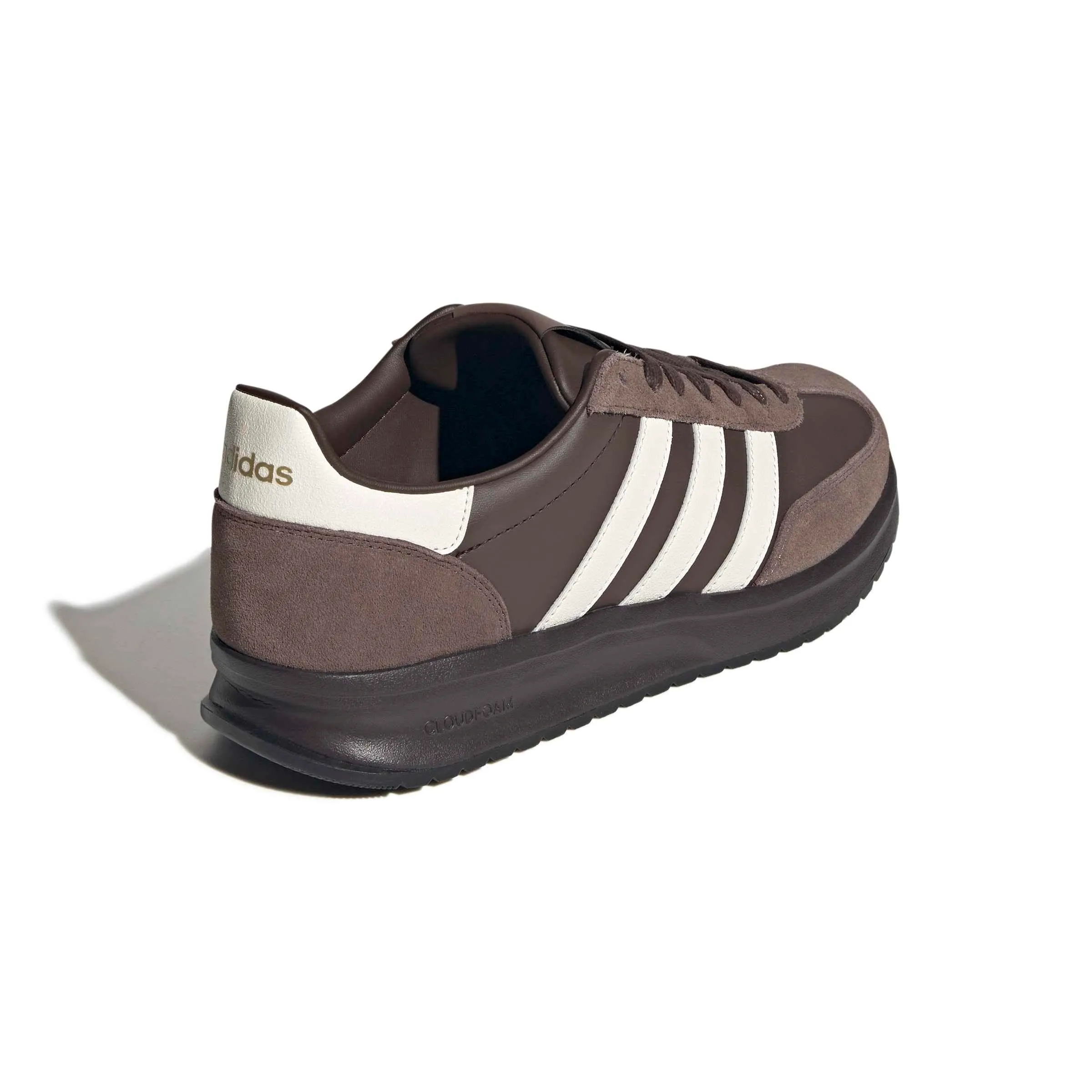 adidas Uomo Run 70S 2.0 Shoes, Dark Brown/off White/Earth Strata, 42 EU - immagine 6