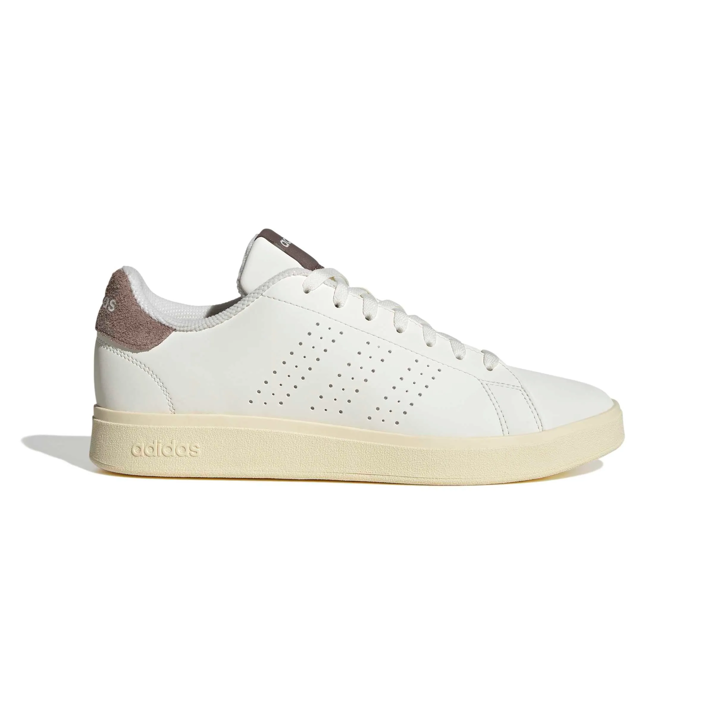 adidas Uomo Advantage Base 2.0 Shoes, Core White/Core Black/Trace Brown, 38 EU - immagine 2