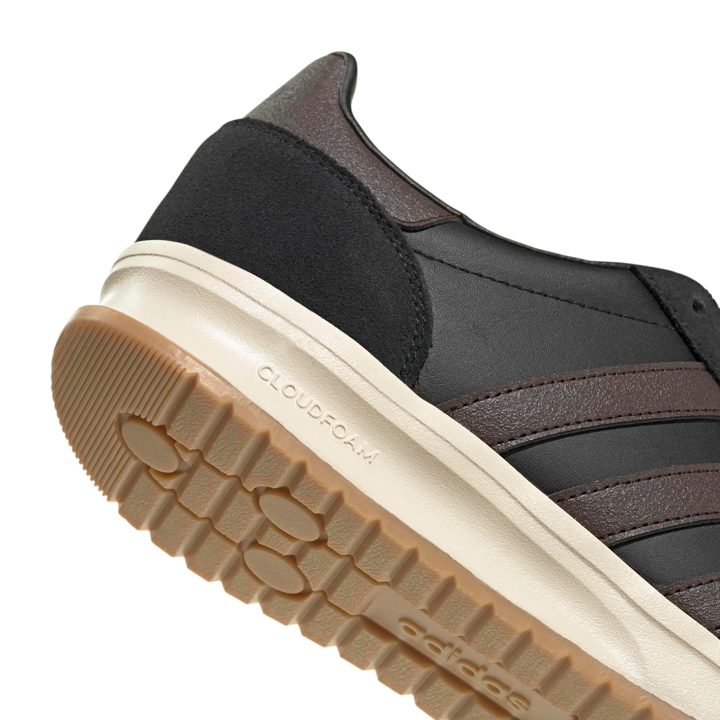 adidas Uomo Run 70S 2.0 Shoes, Core Black/Dark Brown/Wonder White, 46 EU - immagine 4
