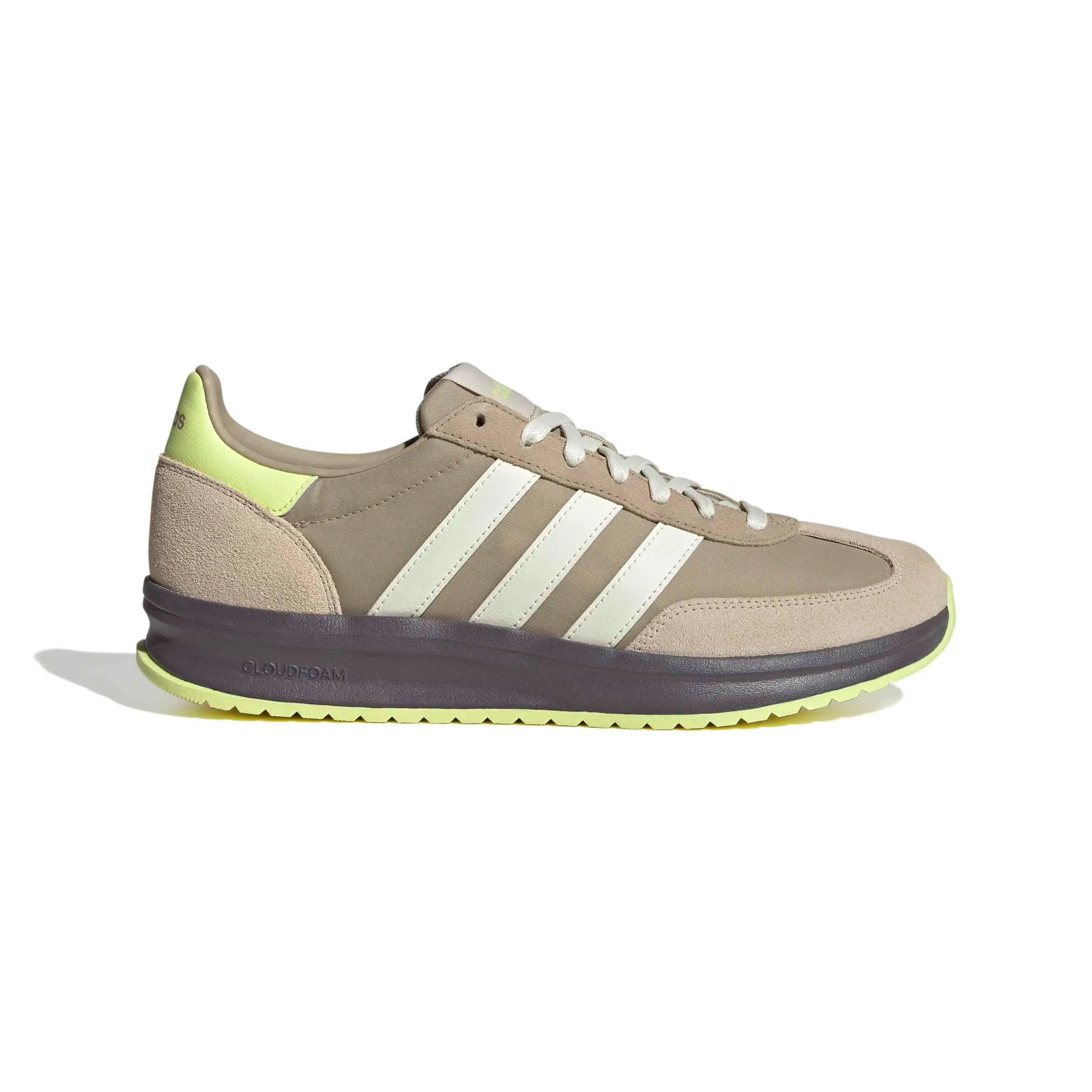 adidas Uomo Run 70S 2.0 Shoes, Gold RW/Ivory/Frozen Lemon, 44 2/3 EU - immagine 2