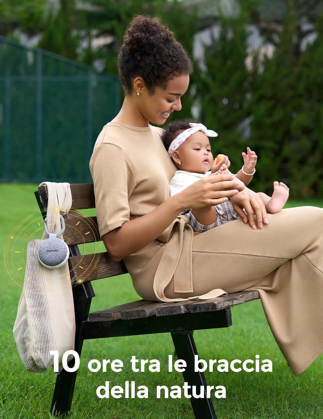 Momcozy WN06 Rumori Bianchi per Neonato Portatile, Regalo Neonato, Grigio - immagine 7
