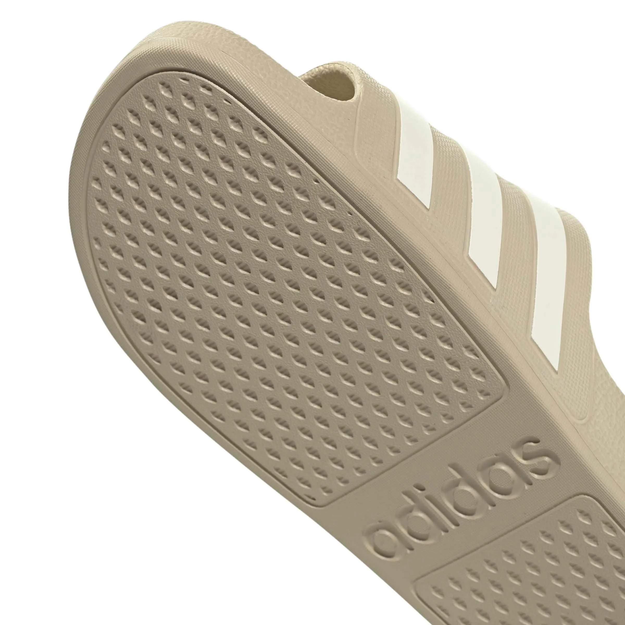 adidas Unisex Adilette Aqua Slides Khaki Three/Off White/Off White 9 UK 43 EU - immagine 7