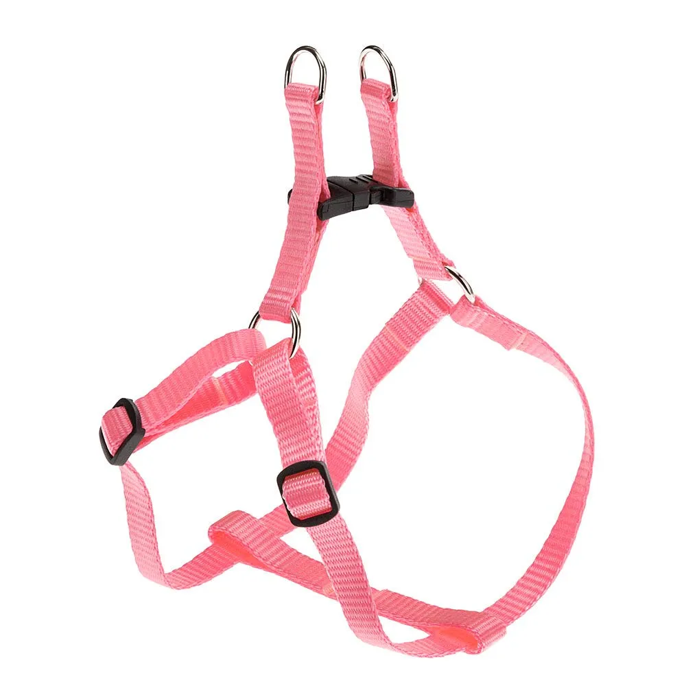Ferplast Pettorina Cane Taglia Piccola EASY XXS, Pettorina Gatto Regolabile, Facile da Indossare, 28-38 cm. Rosa - immagine 1