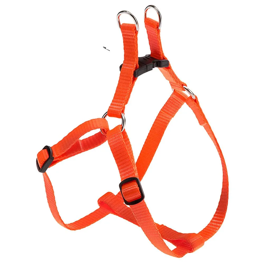 Ferplast Pettorina Cane Taglia Piccola EASY XXS, Pettorina Gatto Regolabile, Facile da Indossare, 28-38 cm. Arancione - immagine 1