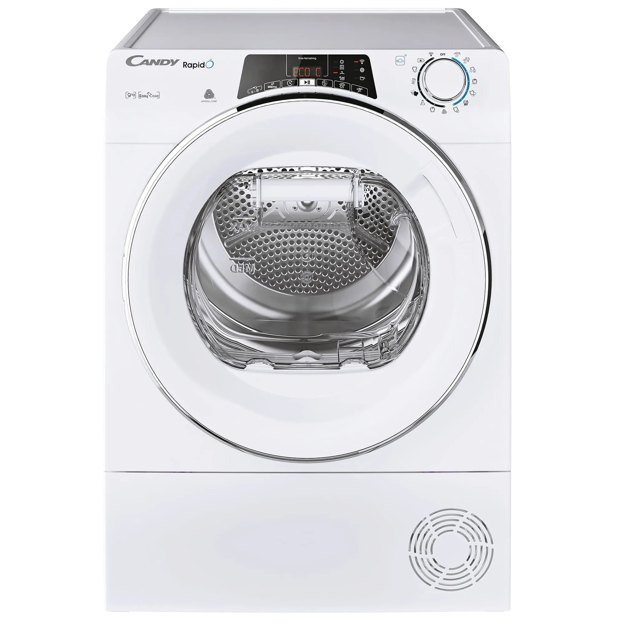 Candy RapidÓ Asciugatrice 9 Kg a Pompa di Calore, Libera Installazione, Classe E, Connessione Wi-Fi, Controllo da App, Avvio Programmabile, Programma Lana, 59 x 58 x 85 cm, Bianca - ROE H9A2TCEX-S - immagine 3