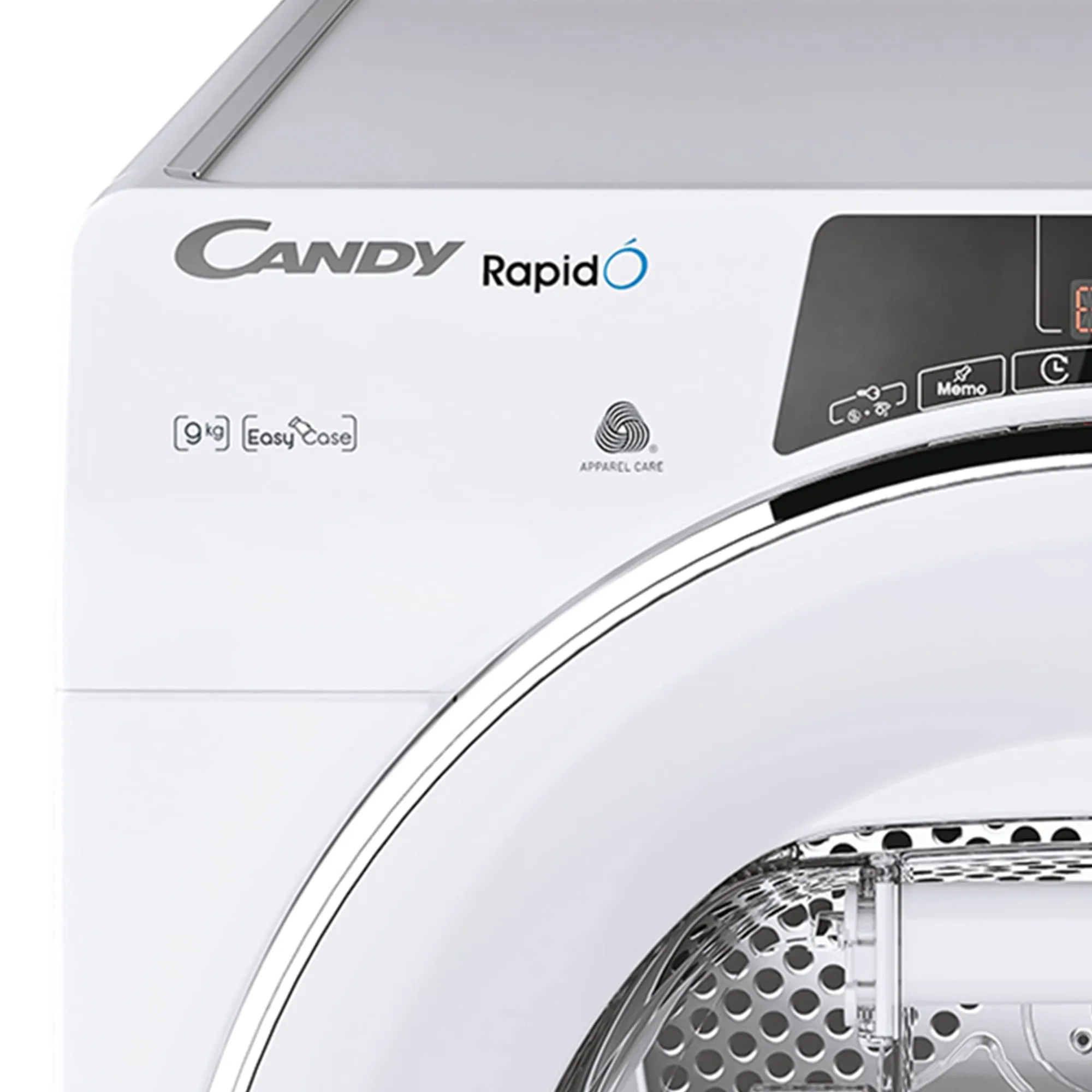 Candy RapidÓ Asciugatrice 9 Kg a Pompa di Calore, Libera Installazione, Classe E, Connessione Wi-Fi, Controllo da App, Avvio Programmabile, Programma Lana, 59 x 58 x 85 cm, Bianca - ROE H9A2TCEX-S - immagine 5