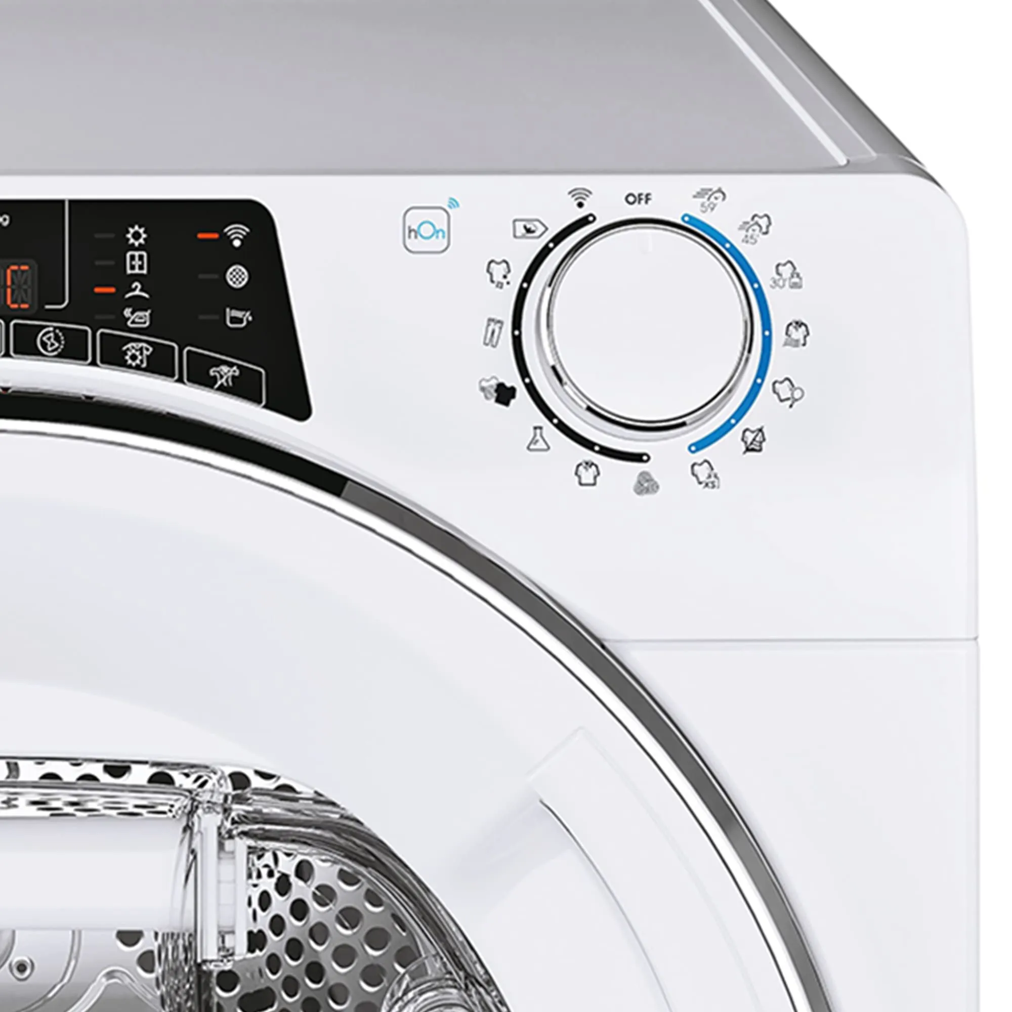 Candy RapidÓ Asciugatrice 9 Kg a Pompa di Calore, Libera Installazione, Classe E, Connessione Wi-Fi, Controllo da App, Avvio Programmabile, Programma Lana, 59 x 58 x 85 cm, Bianca - ROE H9A2TCEX-S - immagine 7