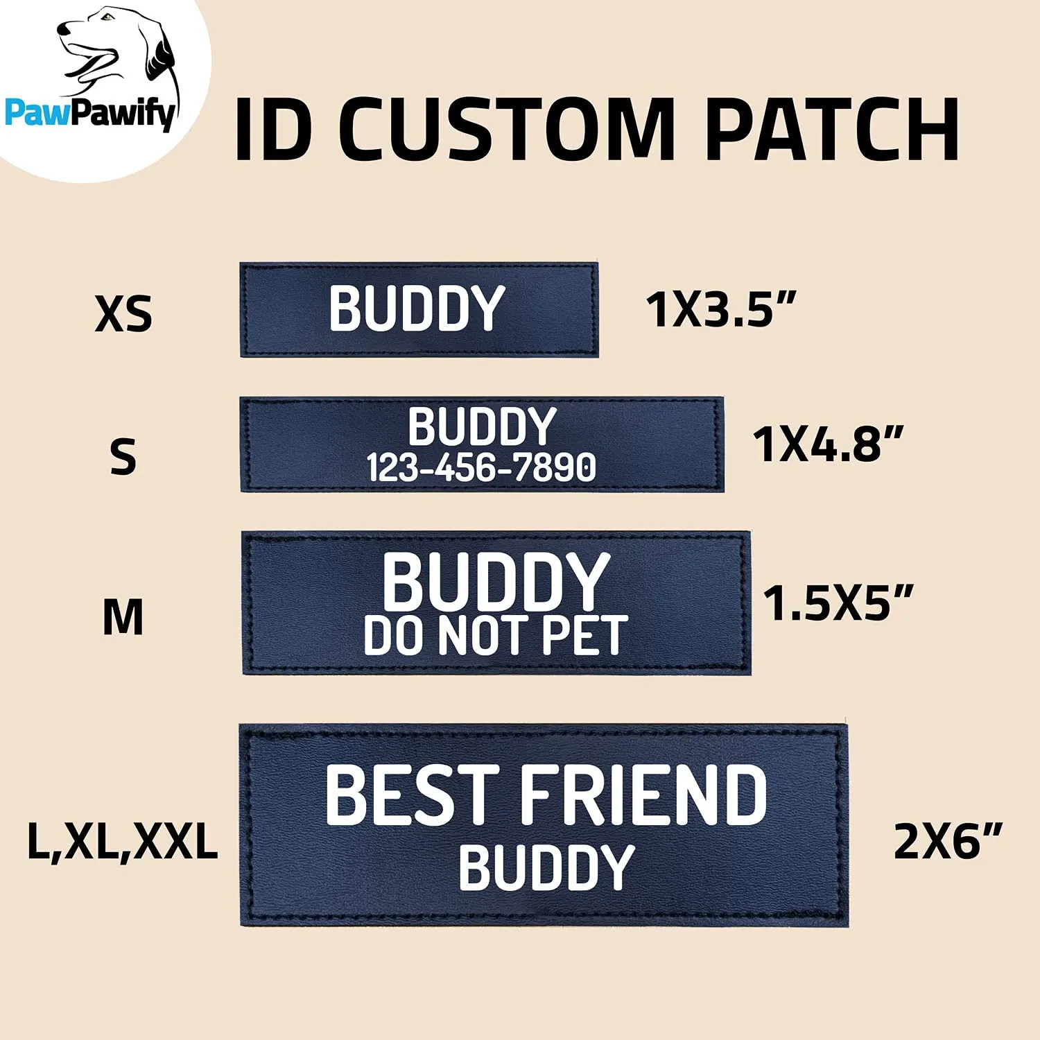 PawPawify - Pettorina per cani anti-strattonamento, personalizzabile, resistente, impedisce che l'animale tiri, strattoni o si soffochi, per allenamento e passeggiate - immagine 2