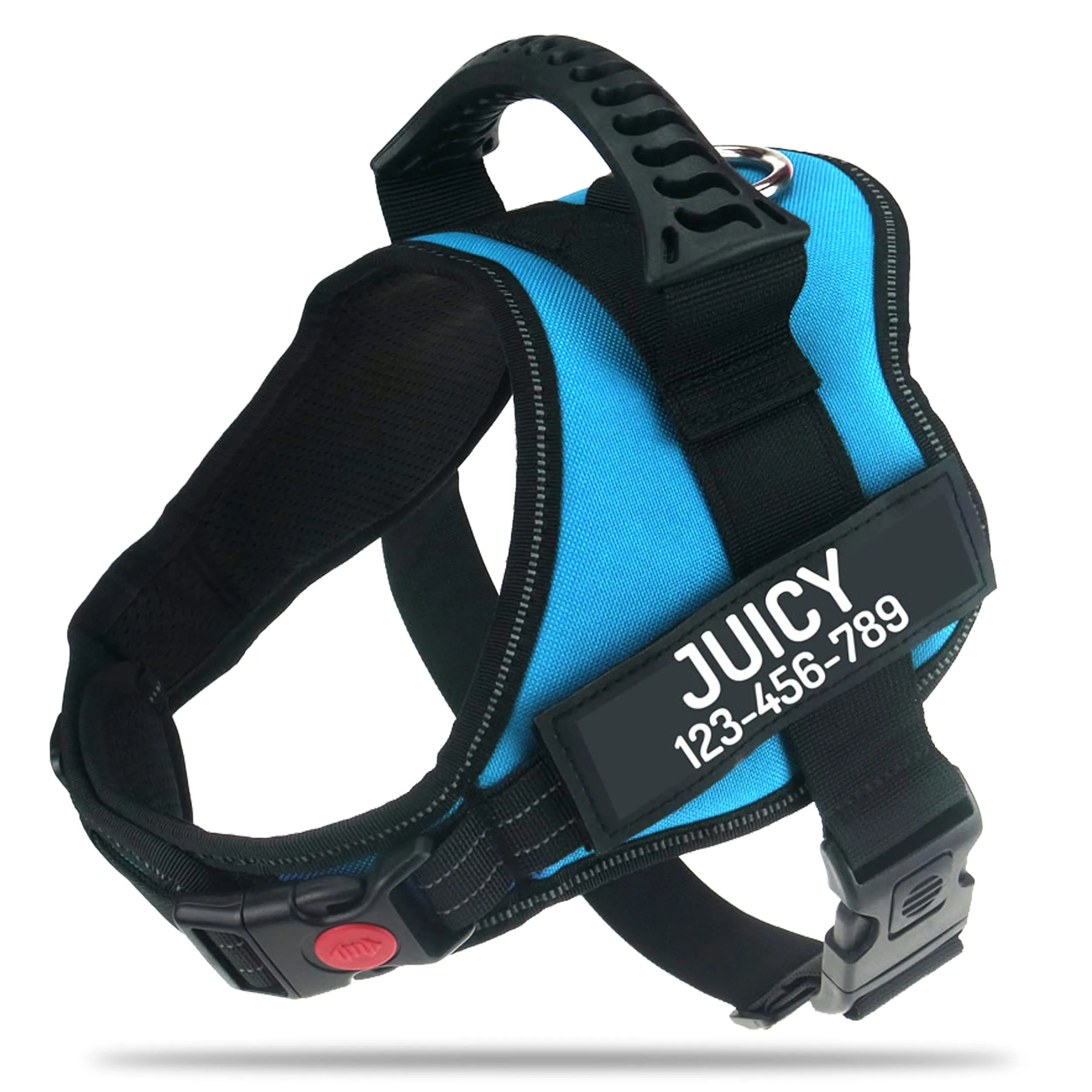 Pettorina per cani antitiro resistente, per prevenire strattoni, tiramenti o soffocamento, per addestramento e camminate - immagine 1