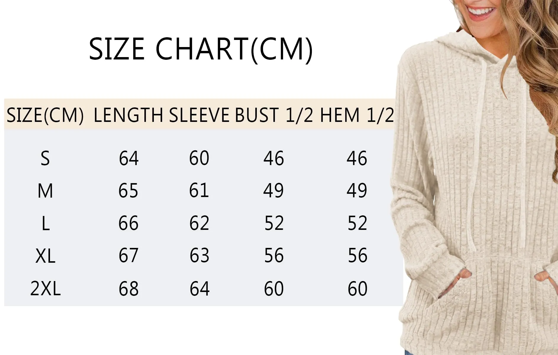DUOEASE Maglia Donna con Tasche Autunno Invernale Felpe con Cappuccio Casual Maglia Donna Manica Lunga(Caramello S) - immagine 6