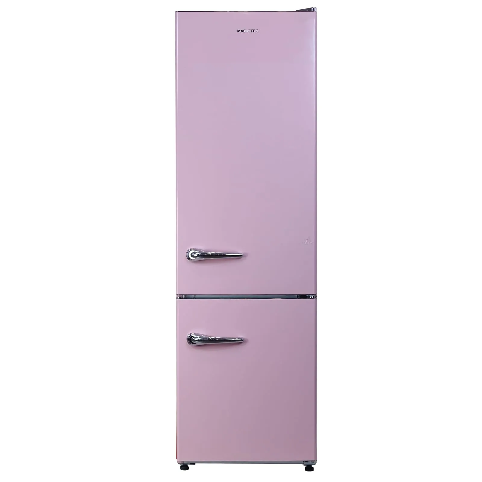 magictec Frigorifero in stile retrò con congelatore | 179 cm | 236 litri (168 l/68 l) | Total No Frost | Combinazione frigorifero-congelatore | Comandi elettronici | Allarme porta | Rosa - immagine 1