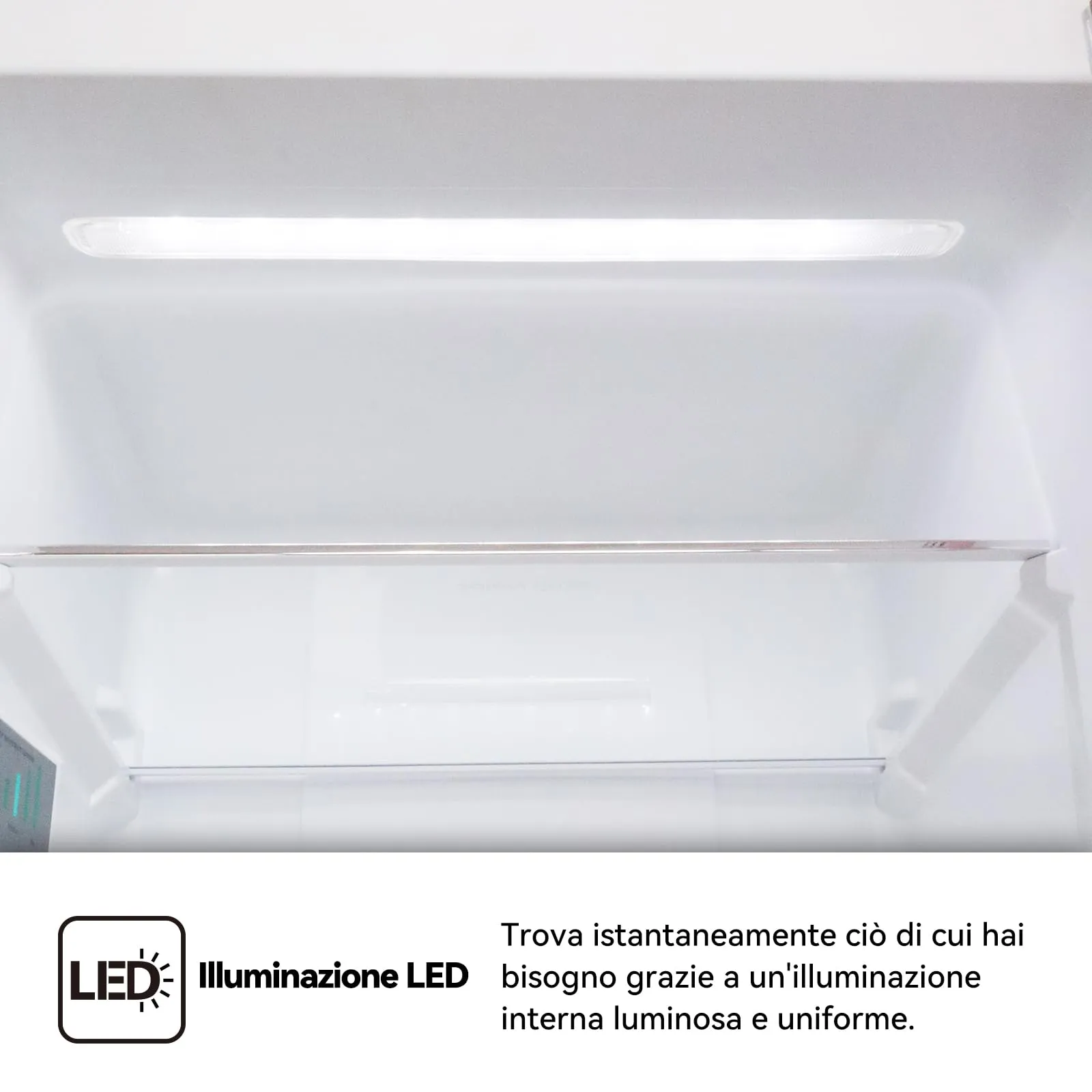 magictec Frigorifero in stile retrò con congelatore | 179 cm | 236 litri (168 l/68 l) | Total No Frost | Combinazione frigorifero-congelatore | Comandi elettronici | Allarme porta | Rosso - immagine 6