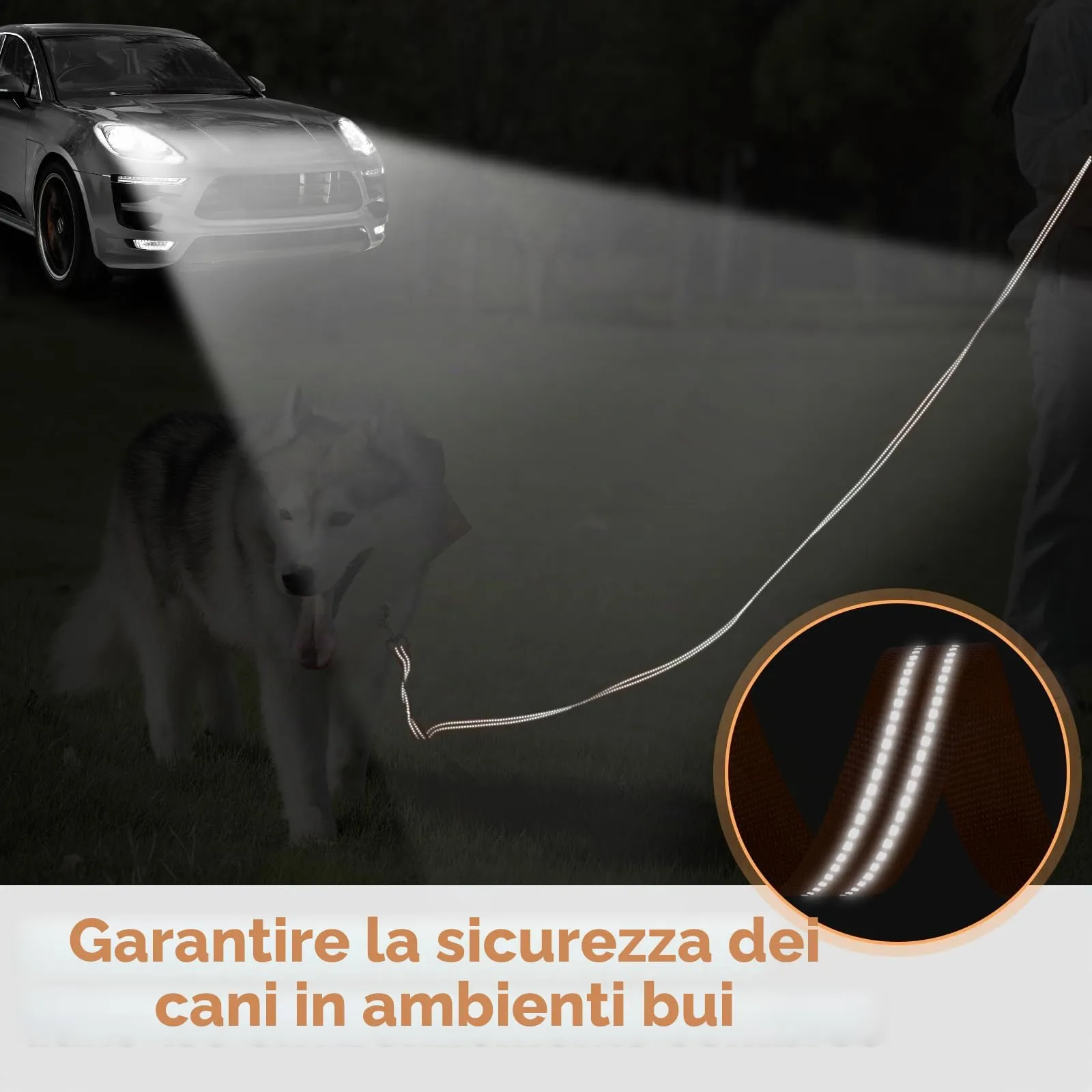 X XBEN Guinzaglio Addestramento per Cani, 3M Lunghina Leggera per Cane, Con Impugnatura Comfort e Fibbia a D, per Tutti i Cani, ideale per Addestramento di Rchiamo, Parchi, Escursioni e Campeggio - immagine 6
