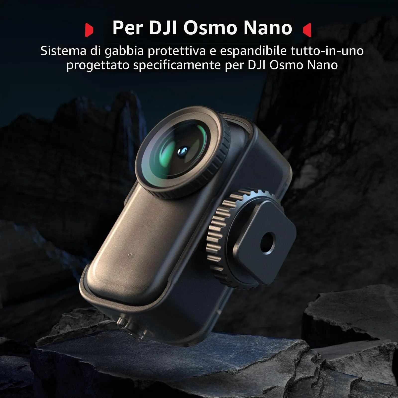 SmallRig Gabbia per DJI Osmo Nano Orizzontale/Verticale - 5758 - immagine 2