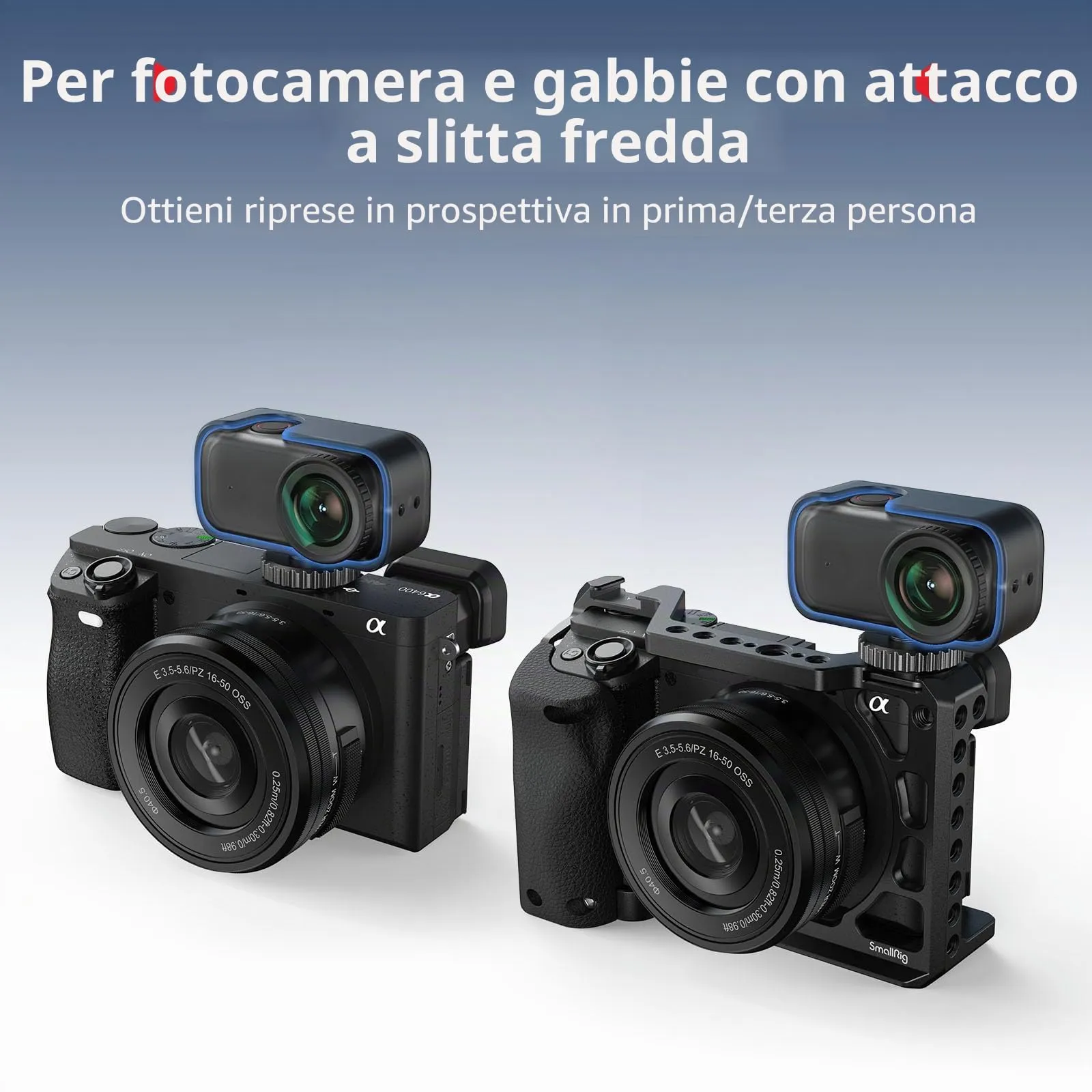 SmallRig Gabbia per DJI Osmo Nano Orizzontale/Verticale - 5758 - immagine 4