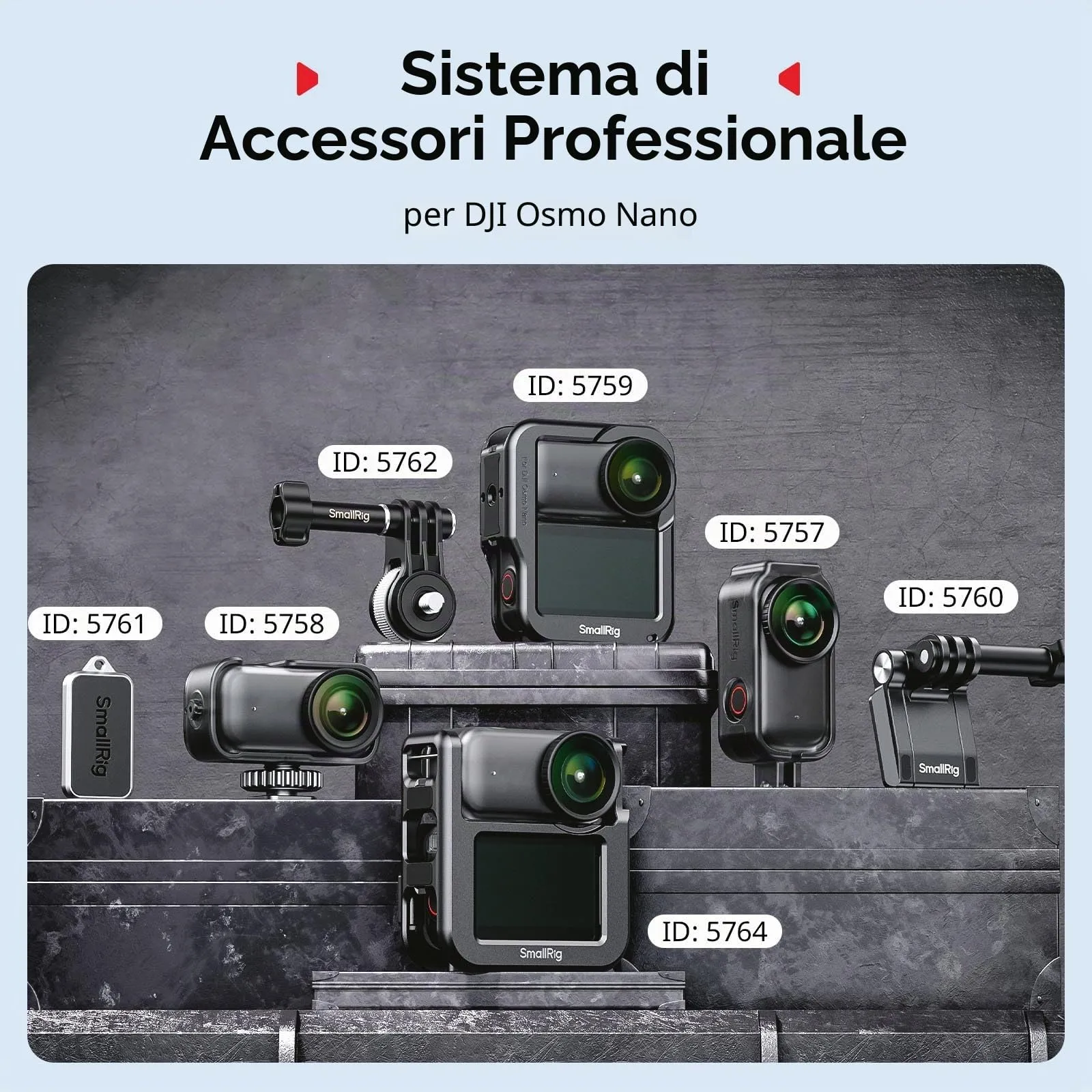 SmallRig Supporto Magnetico per DJI Osmo Nano - 5761 - immagine 6