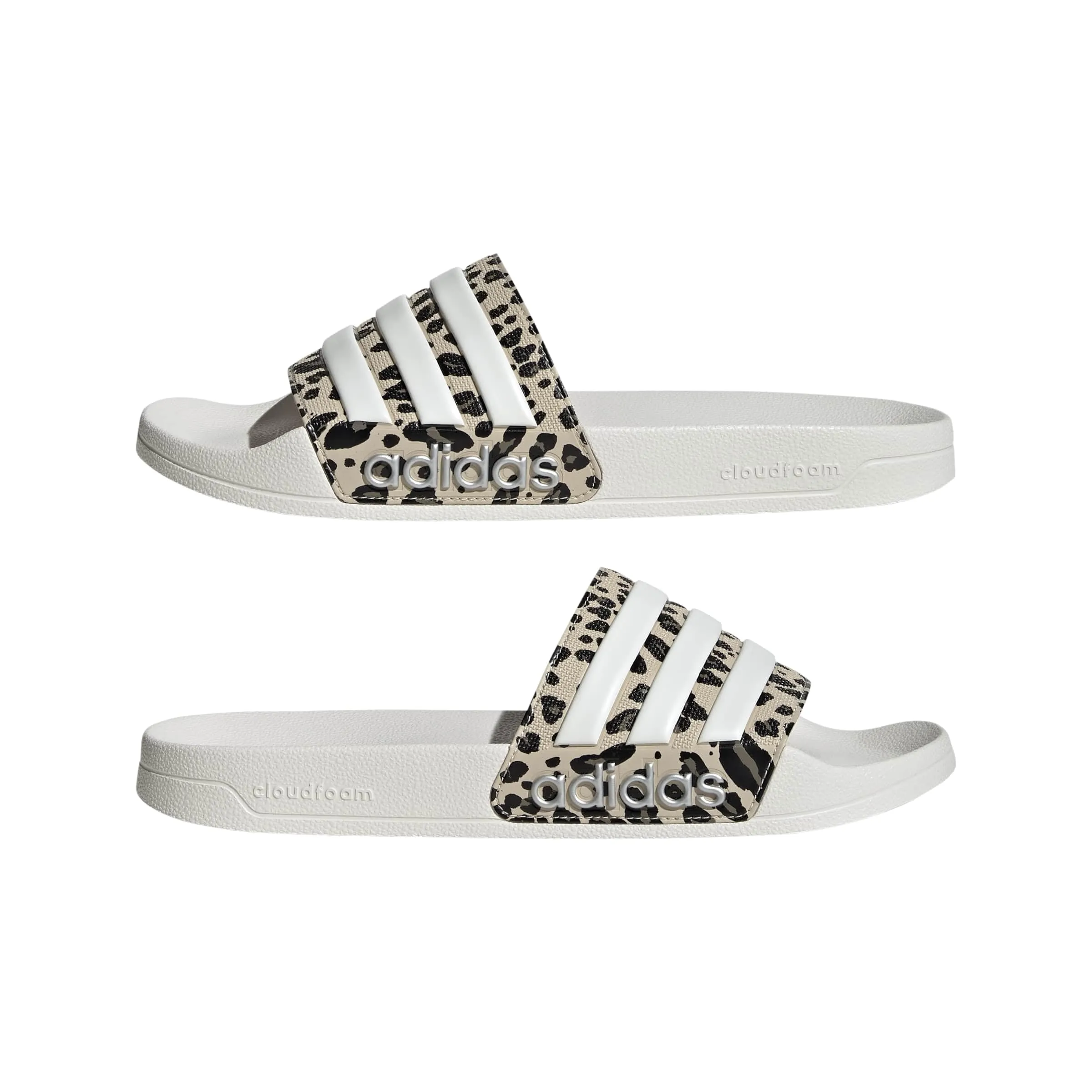 adidas Unisex - Adulto Adilette Shower Slides Sandal, Crystal Linen/core white/Khaki Six, 43 EU - immagine 6