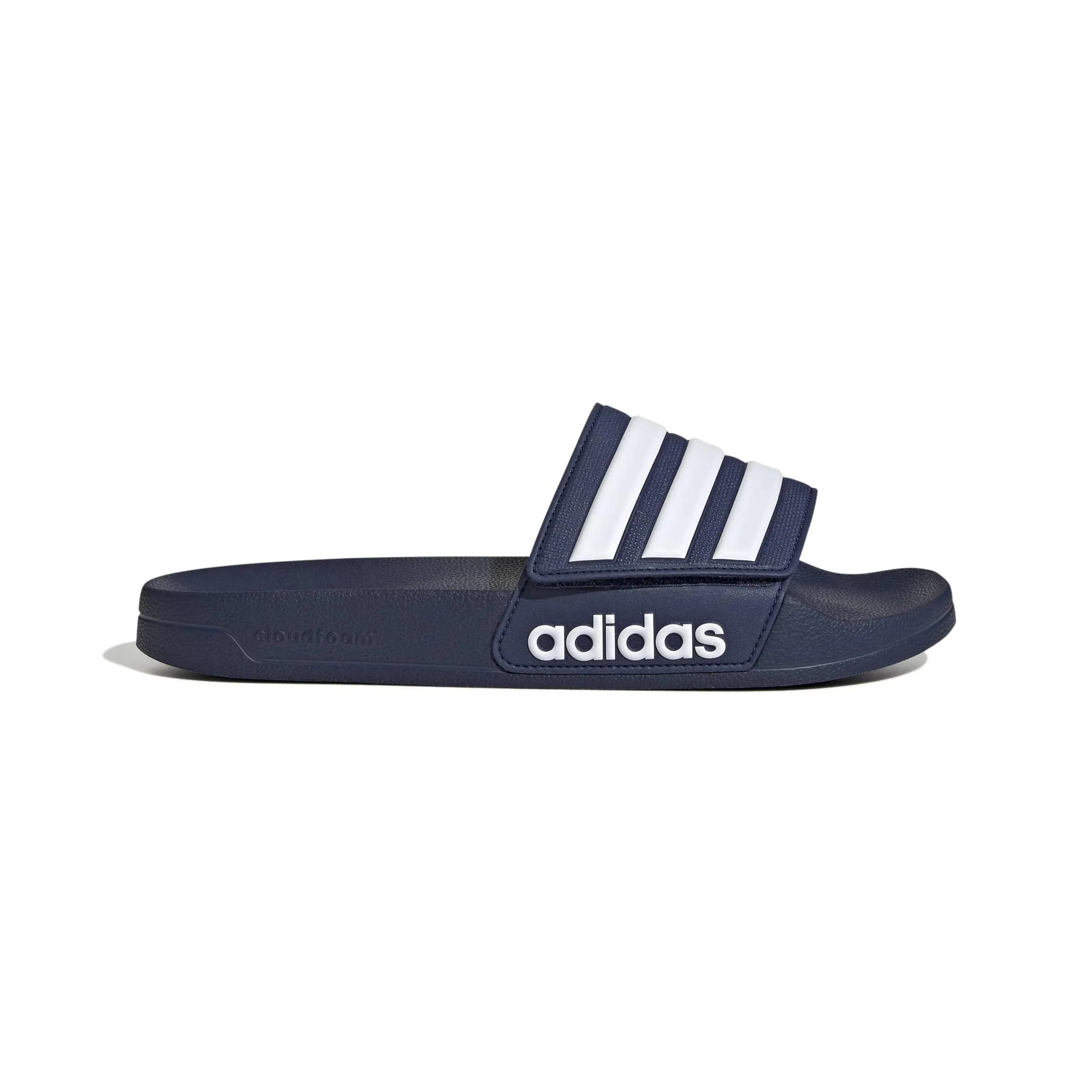 adidas Unisex - Adulto Adilette Shower Slides Sandal, dark blue/ftwr white/dark blue, 40.5 EU - immagine 2
