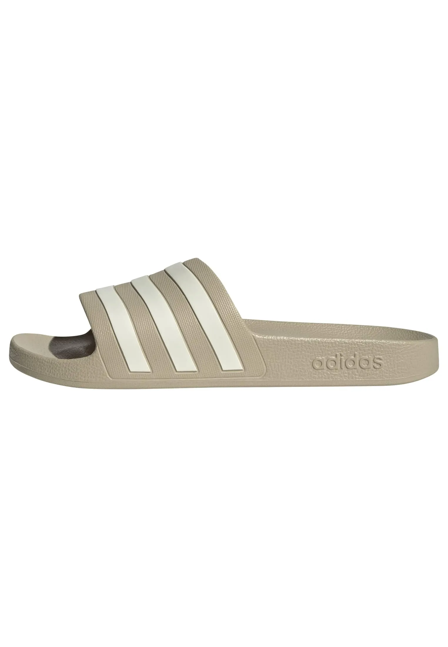 adidas Unisex Adilette Aqua Slides Khaki Three/Off White/Off White 13 UK 48.5 EU - immagine 1