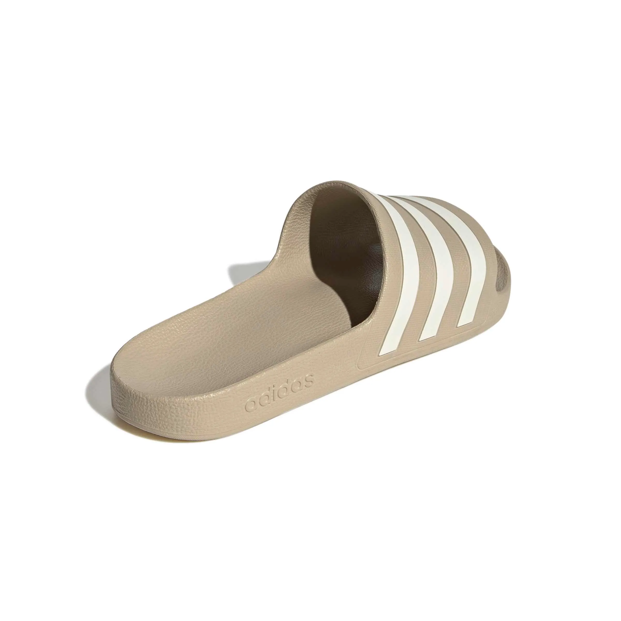 adidas Unisex Adilette Aqua Slides Khaki Three/Off White/Off White 13 UK 48.5 EU - immagine 5