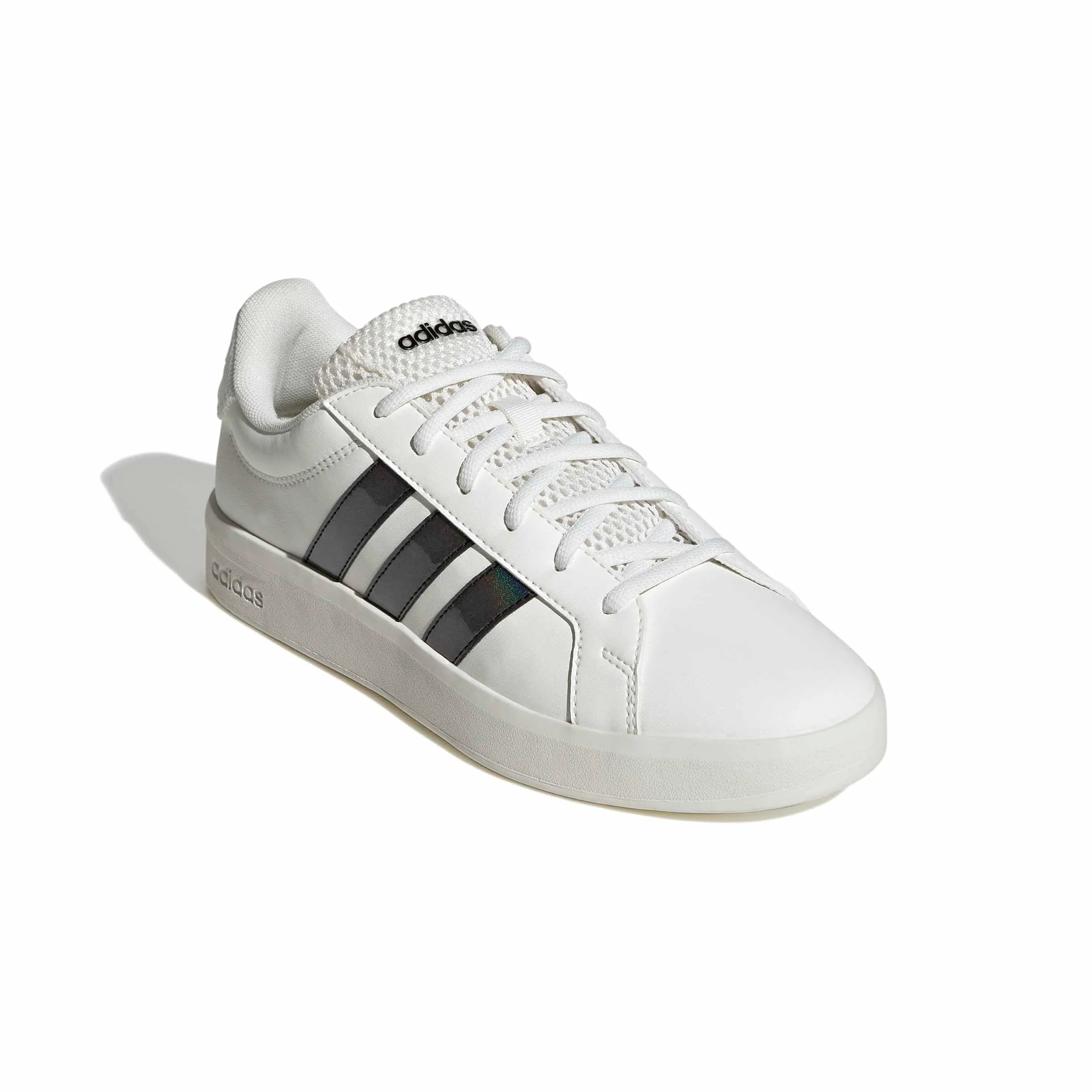 adidas Donna Grand Court Base 3.0 Shoes, Core White/Core Black/Core Black, 42 EU - immagine 3