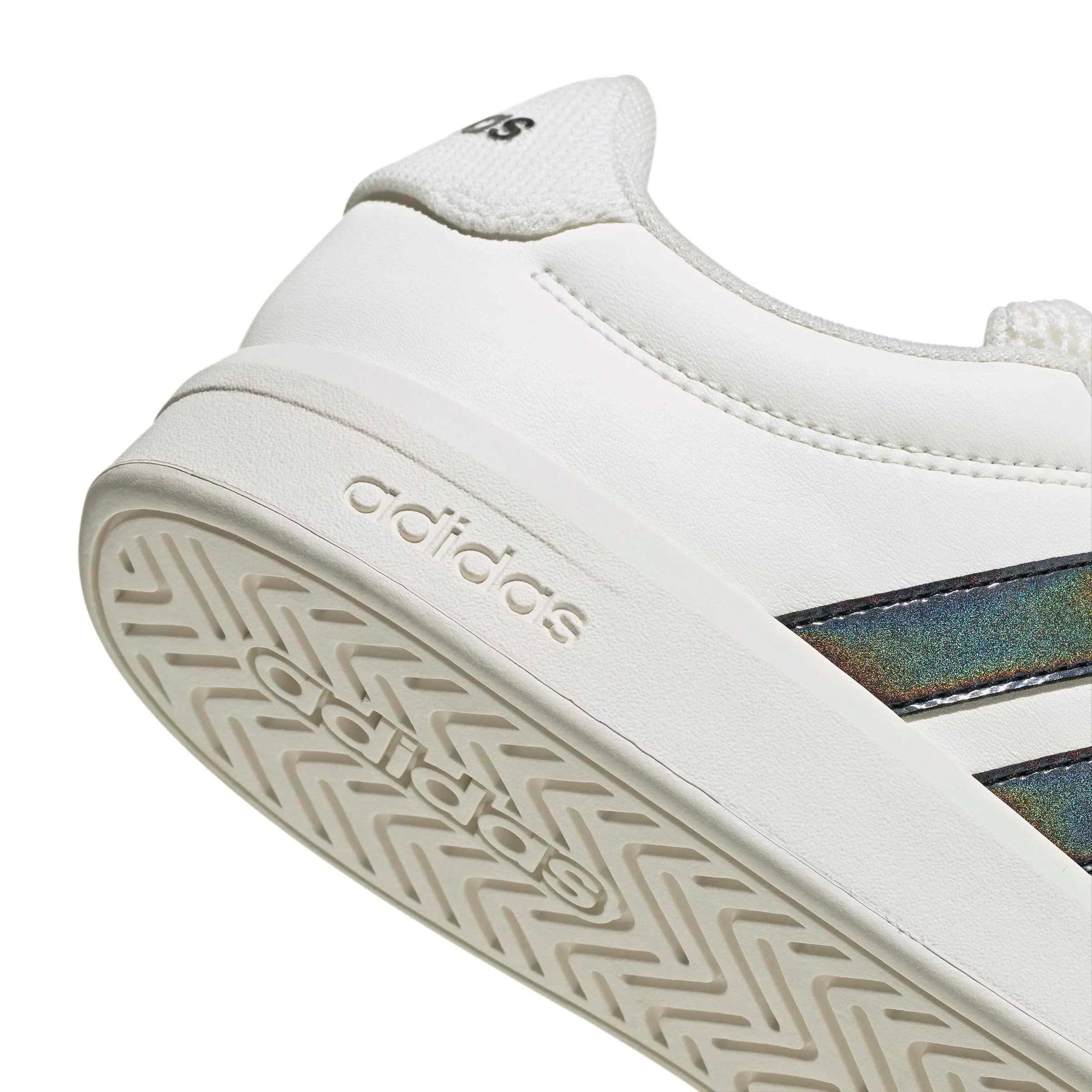 adidas Donna Grand Court Base 3.0 Shoes, Core White/Core Black/Core Black, 42 EU - immagine 4