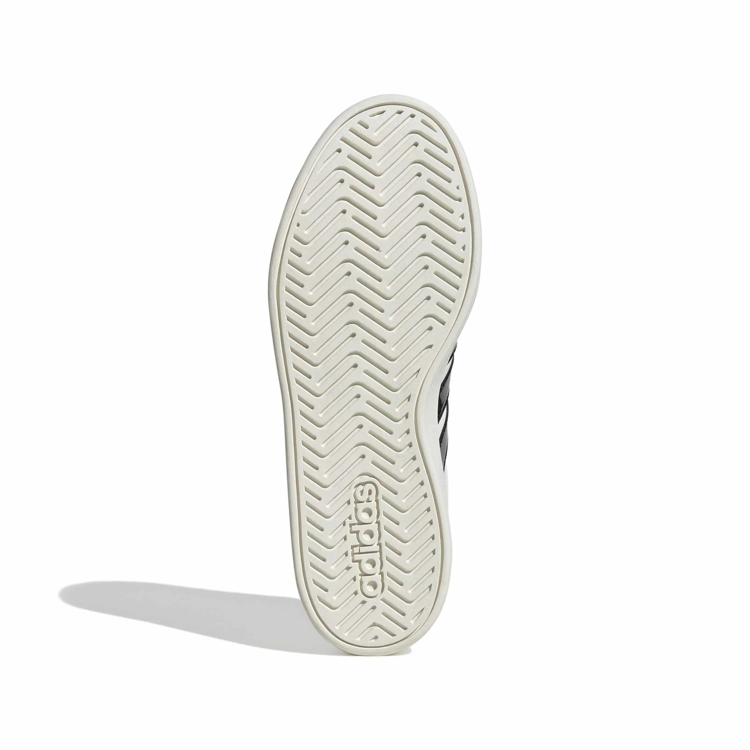 adidas Donna Grand Court Base 3.0 Shoes, Core White/Core Black/Core Black, 42 EU - immagine 7