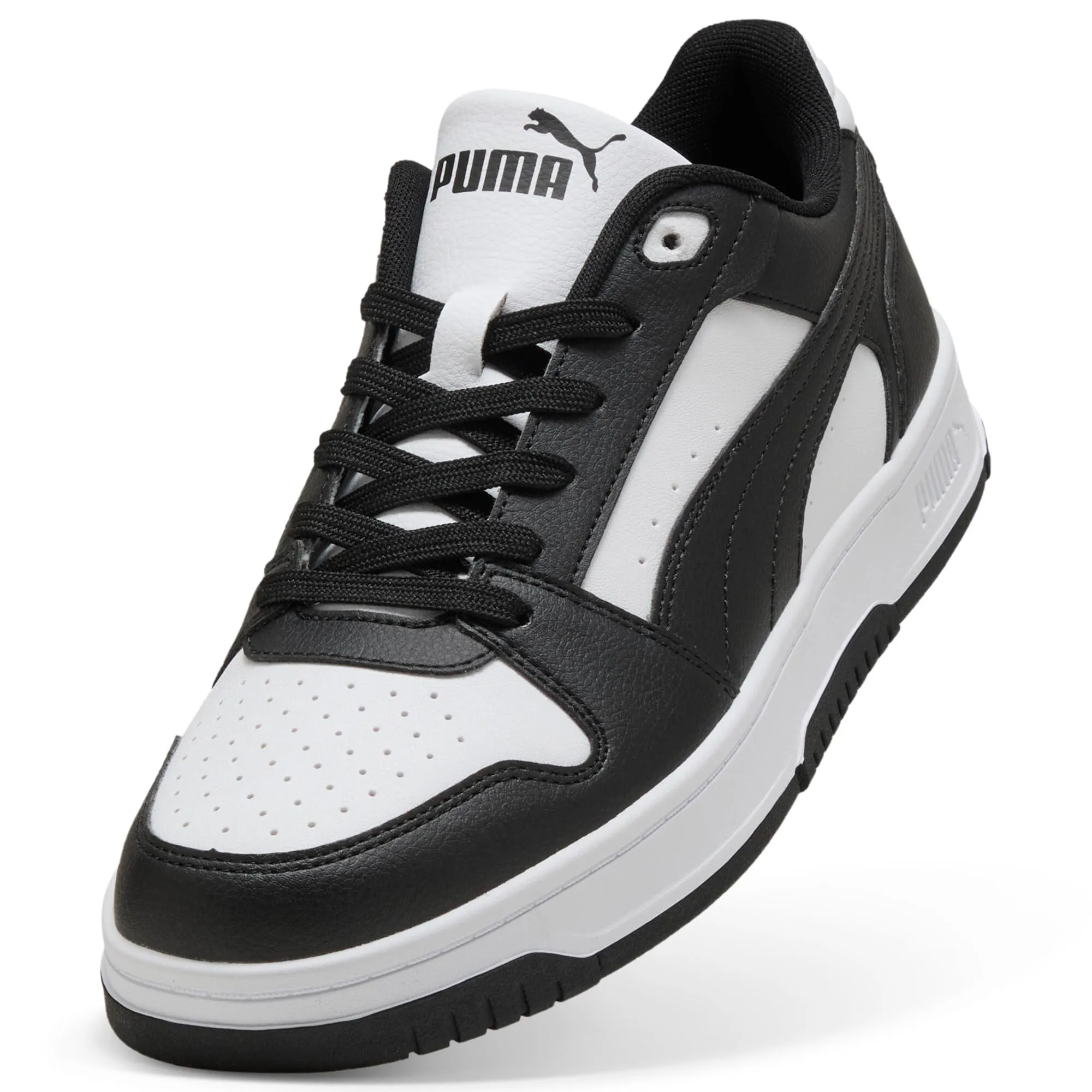 Puma Rebound Slam Lo, Scarpe Unisex Adulto, Nero, Bianco, 48.5 EU - immagine 6