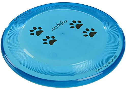 TRIXIE Dog Activity Disc Dog Bite-Proof, Gioco per cani, Diametro 23cm, Colori assortiti, 1 pezzo - immagine 2