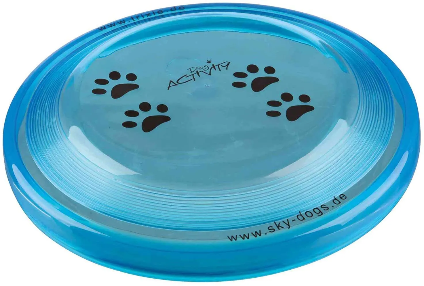 TRIXIE Dog Activity Disc Dog Bite-Proof, Gioco per cani, Diametro 23cm, Colori assortiti, 1 pezzo - immagine 5