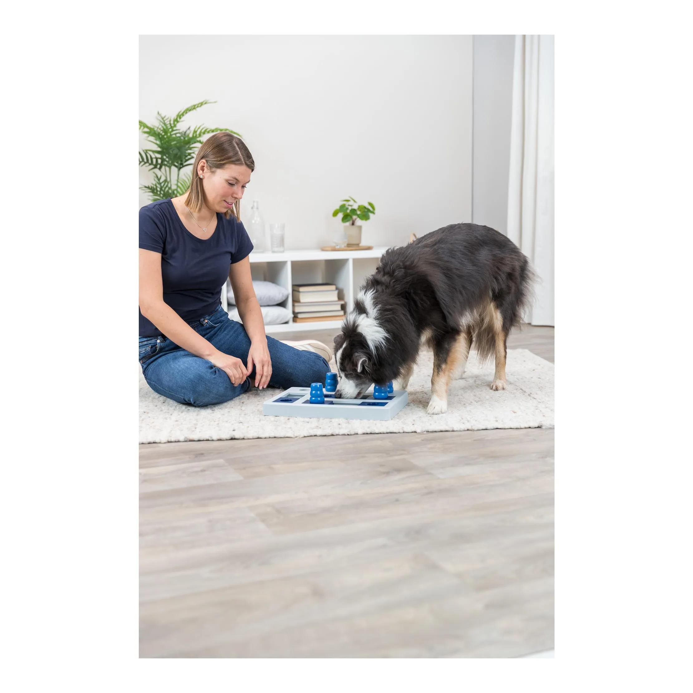 Trixie 32022 Scacchi, 40x 27 cm, multicolore (blu / bianco) - immagine 2