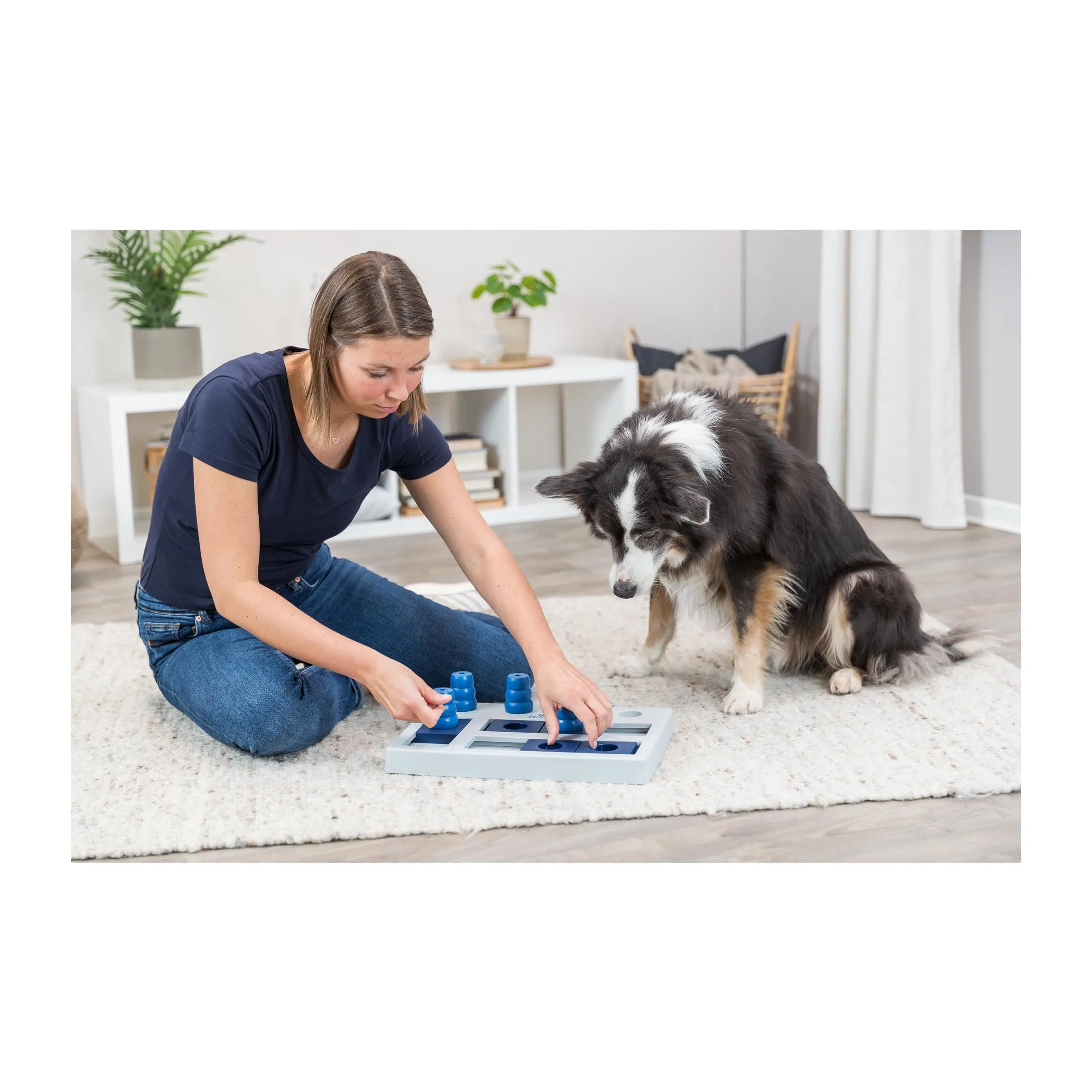 Trixie 32022 Scacchi, 40x 27 cm, multicolore (blu / bianco) - immagine 3
