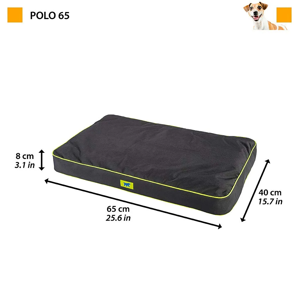 Ferplast Cuccia Ortopedica per Cani Piccoli Materassino per Cani Impermeabile e Antigraffio Cuccia Morbida Polo, 65 x 40 x h 8 CM, NERO - immagine 2