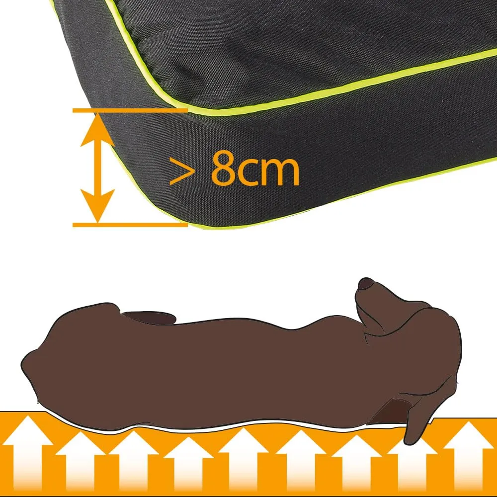 Ferplast Cuccia Ortopedica per Cani Piccoli Materassino per Cani Impermeabile e Antigraffio Cuccia Morbida Polo, 65 x 40 x h 8 CM, NERO - immagine 4