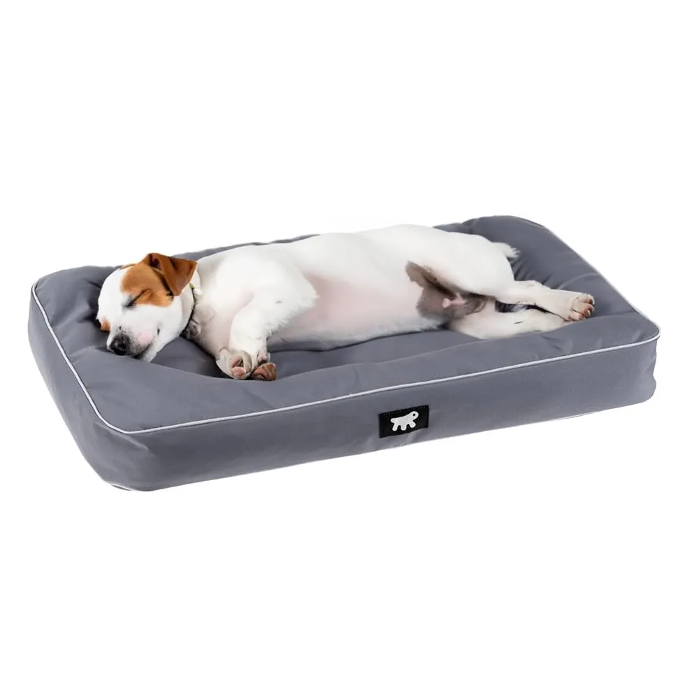 Ferplast Cuccia Ortopedica per Cani Media Materassino per Cani Impermeabile e Antigraffio Cuccia Morbida Polo, 80 x 50 x h 8 CM, GRIGIO - immagine 1