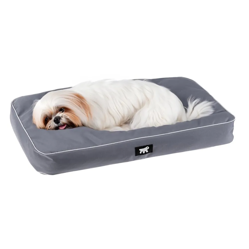 Ferplast Cuccia Ortopedica per Cani Piccoli Materassino per Cani Impermeabile e Antigraffio Cuccia Morbida Polo, 65 x 40 x h 8 CM, GRIGIO - immagine 1