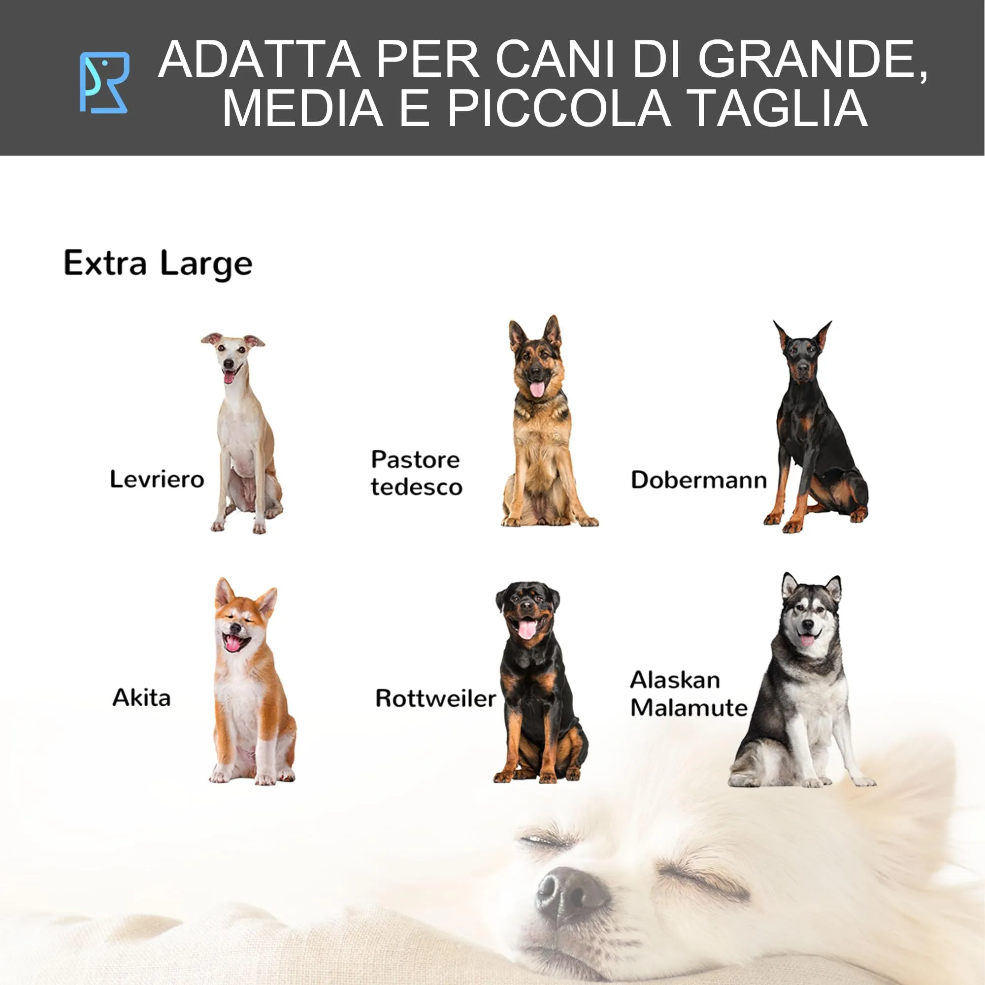 PawHut Kennel Gabbia per Cani Pieghevole, 125x76x81cm, Grigio Scuro - immagine 8