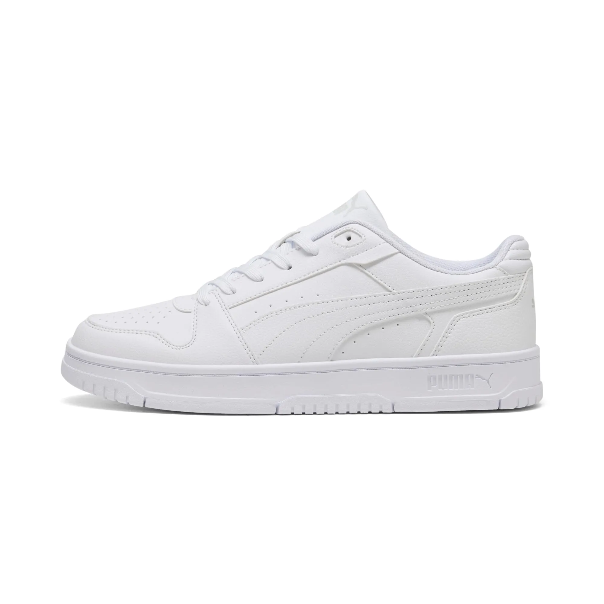 Puma Sneaker Unisex Rebound Slam Lo, Bianco-Grigio glaciale, 38 - immagine 3