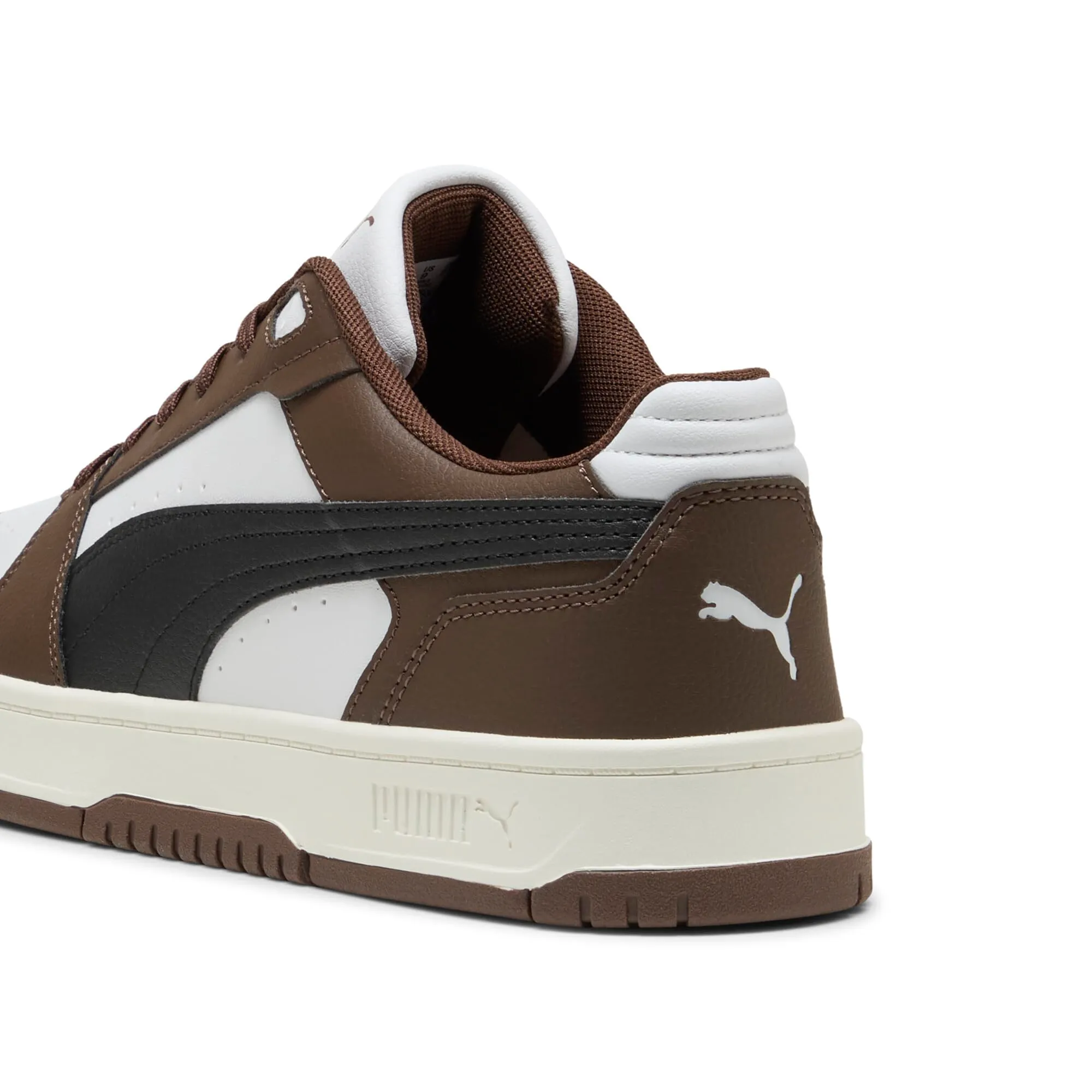 Puma Rebound Slam Lo - Sneaker Unisex, Marrone Castagna, Nero, Bianco, Taglia 40 - immagine 2