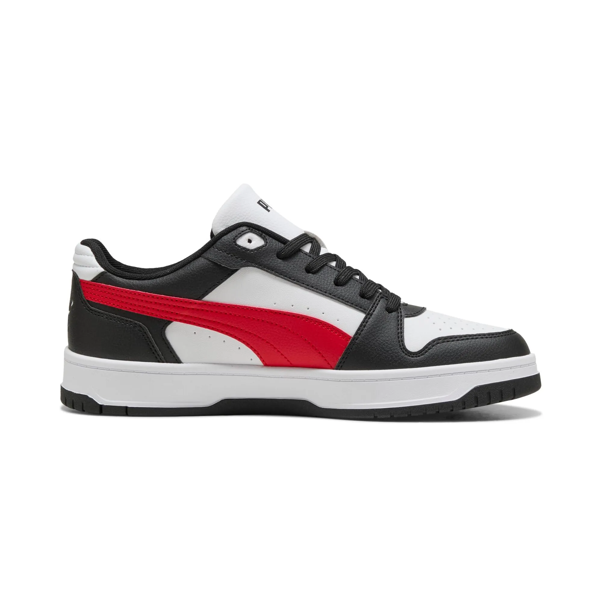 Puma Rebound Slam Lo Sneaker, Unisex, Nero, Rosso, Bianco, 4.5 UK - immagine 5