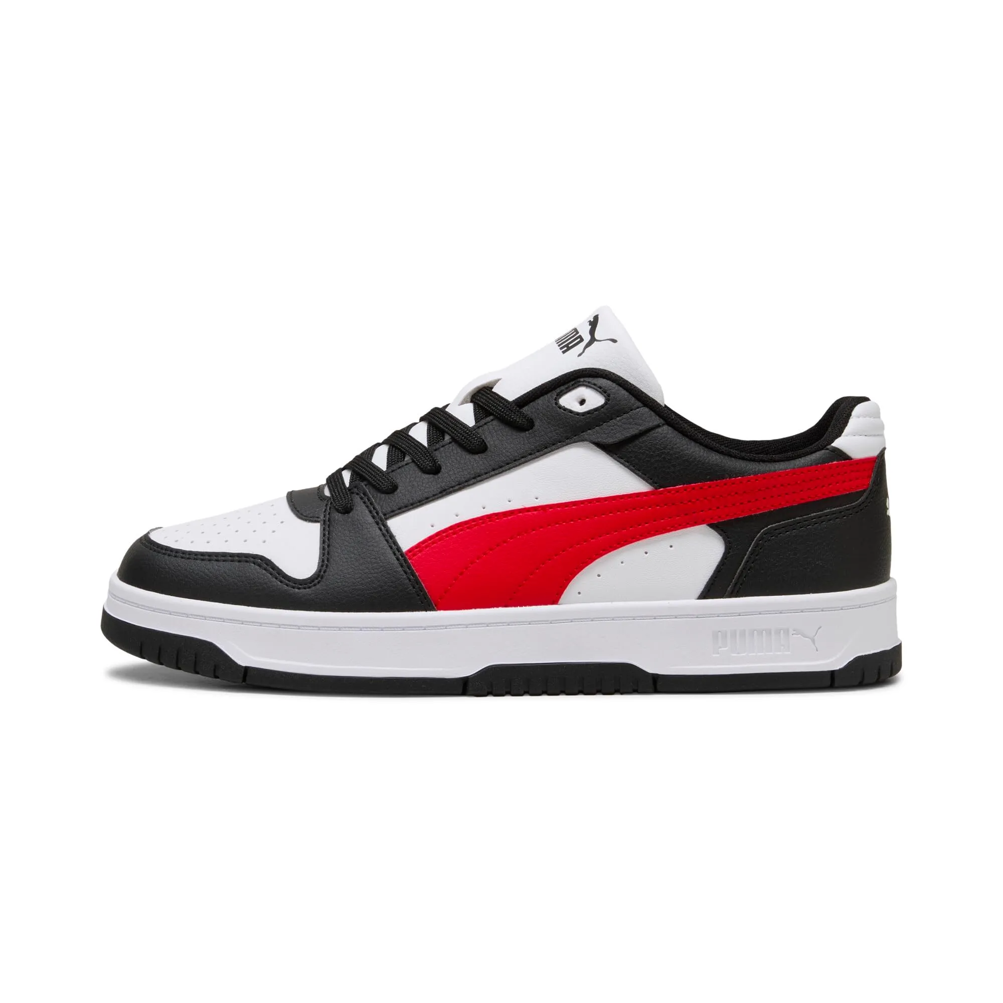 Puma Rebound Slam Lo Sneaker, Unisex, Nero, Rosso, Bianco, 42 - immagine 3