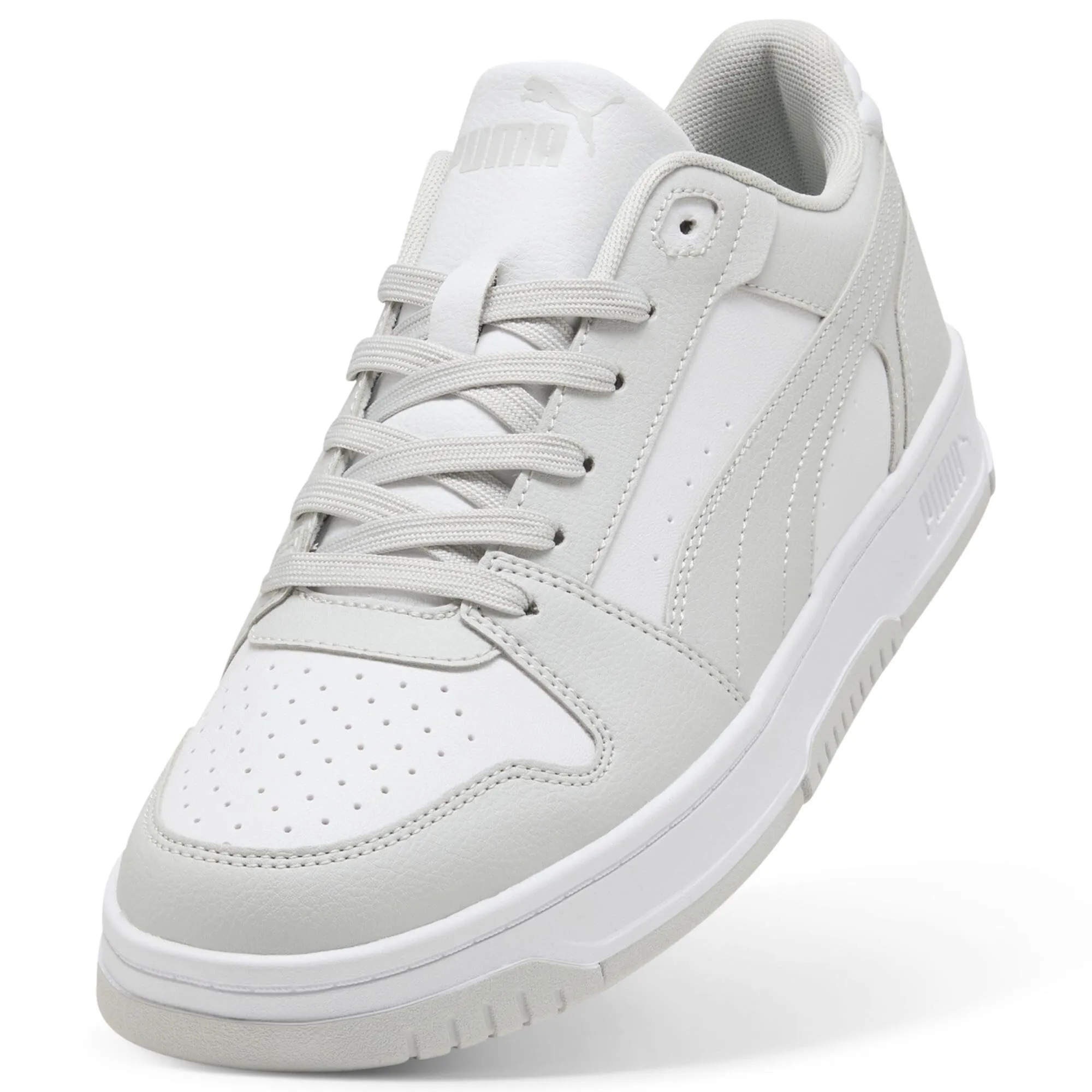 Puma Sneaker Unisex Rebound Slam Lo, Grigio glaciale Bianco, 40 - immagine 4