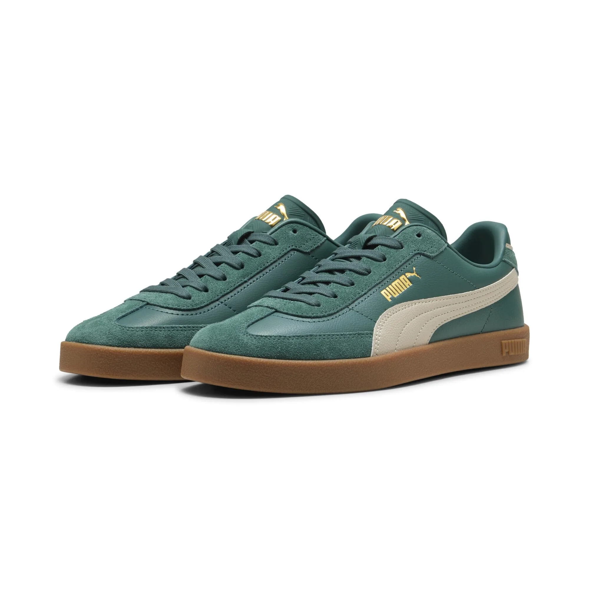 PUMA Sneakers Club II Era Unisex 37.5, Herb Garden Silver Fog Red Rhythm Green Beige - immagine 1