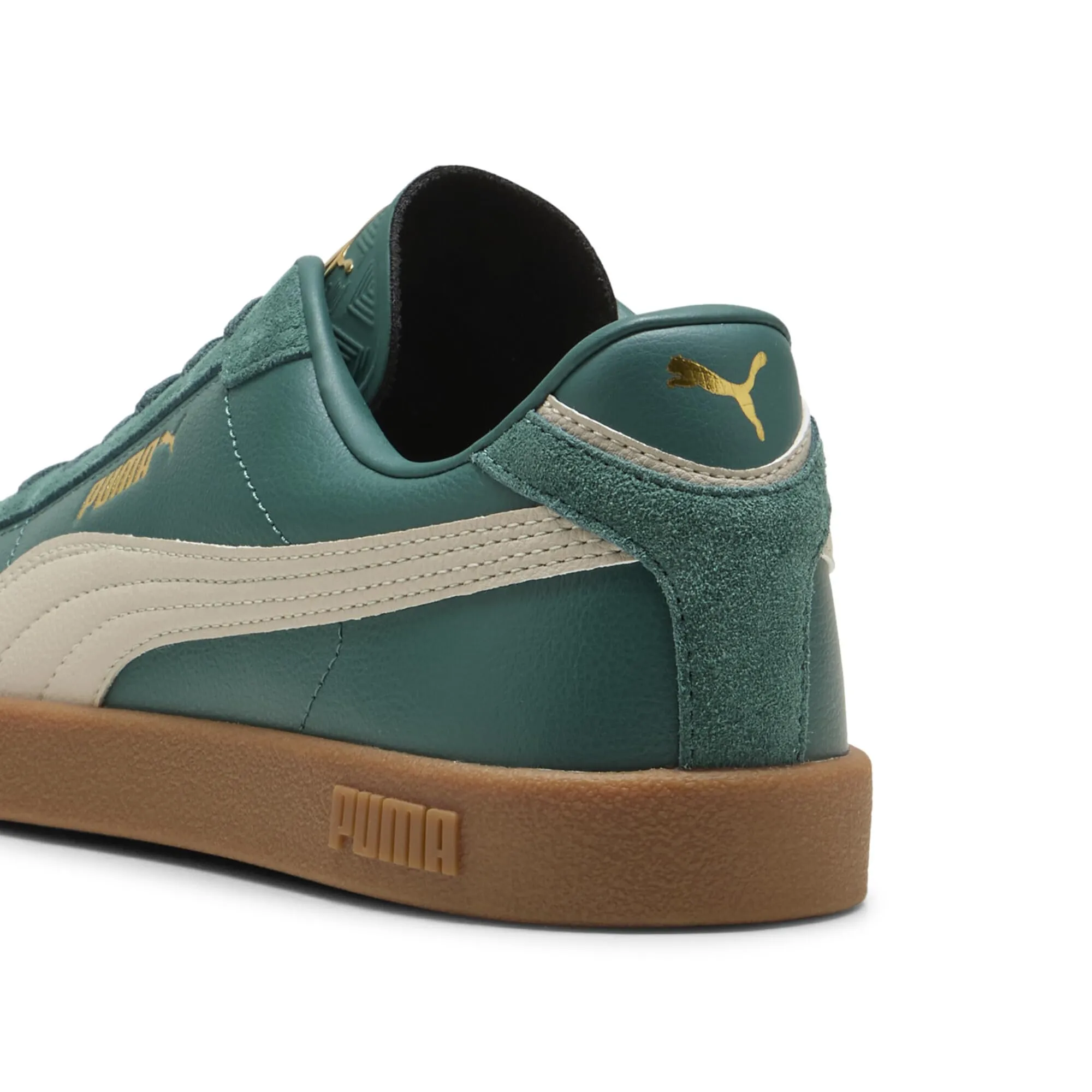 PUMA Sneakers Club II Era Unisex 37.5, Herb Garden Silver Fog Red Rhythm Green Beige - immagine 2