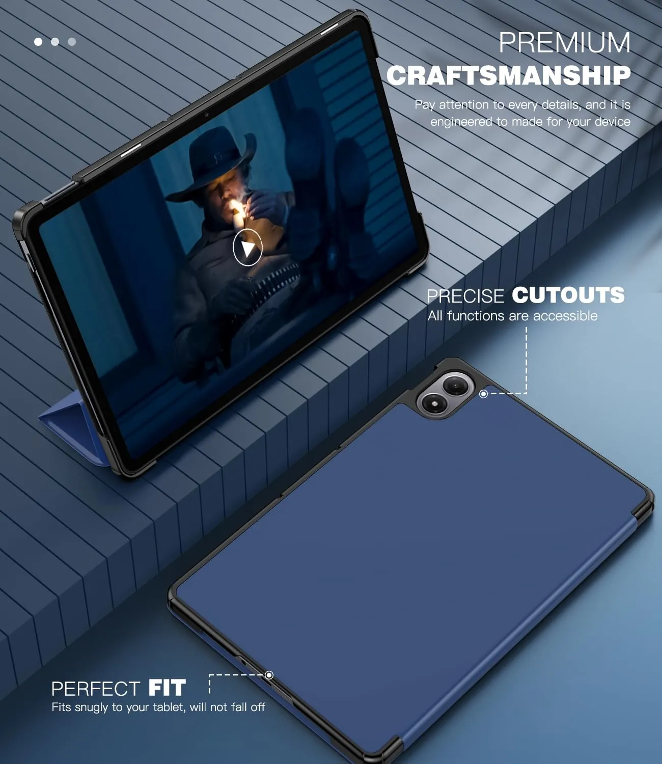 TiMOVO Cover per Xiaomi Redmi Pad 2 Pro / POCO Pad M1 12,1" 2025 - immagine 3