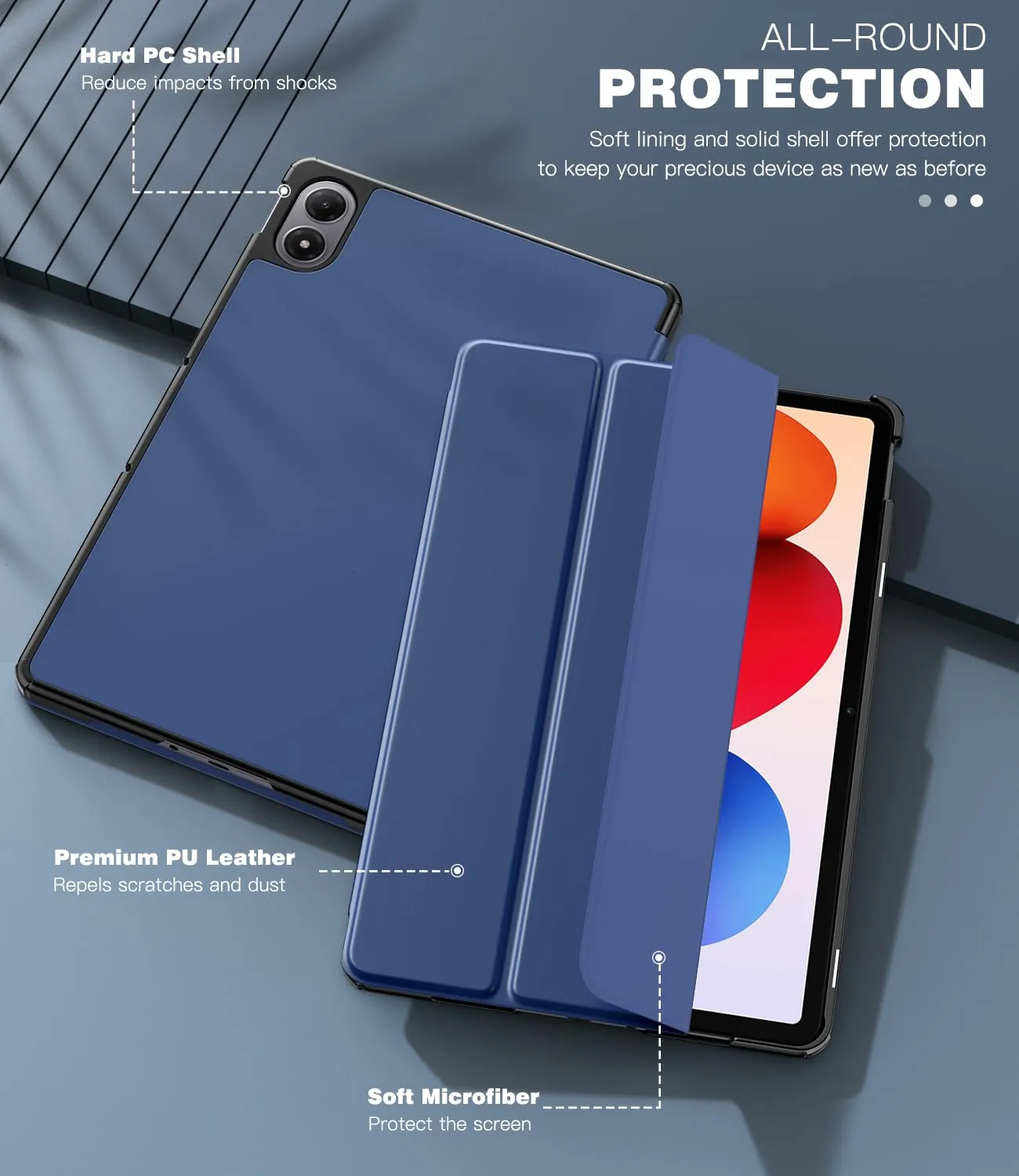 TiMOVO Cover per Xiaomi Redmi Pad 2 Pro / POCO Pad M1 12,1" 2025 - immagine 6