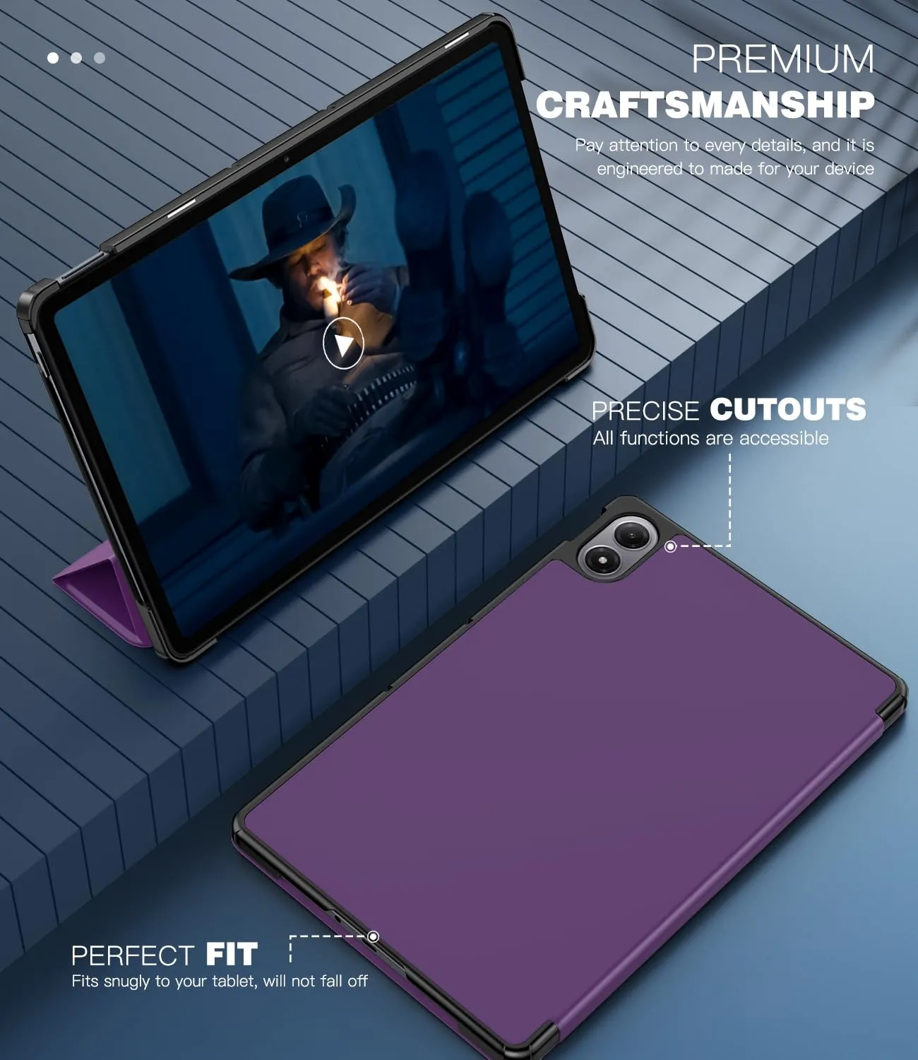 TiMOVO Cover per Xiaomi Redmi Pad 2 Pro / POCO Pad M1 12,1" 2025 - immagine 3