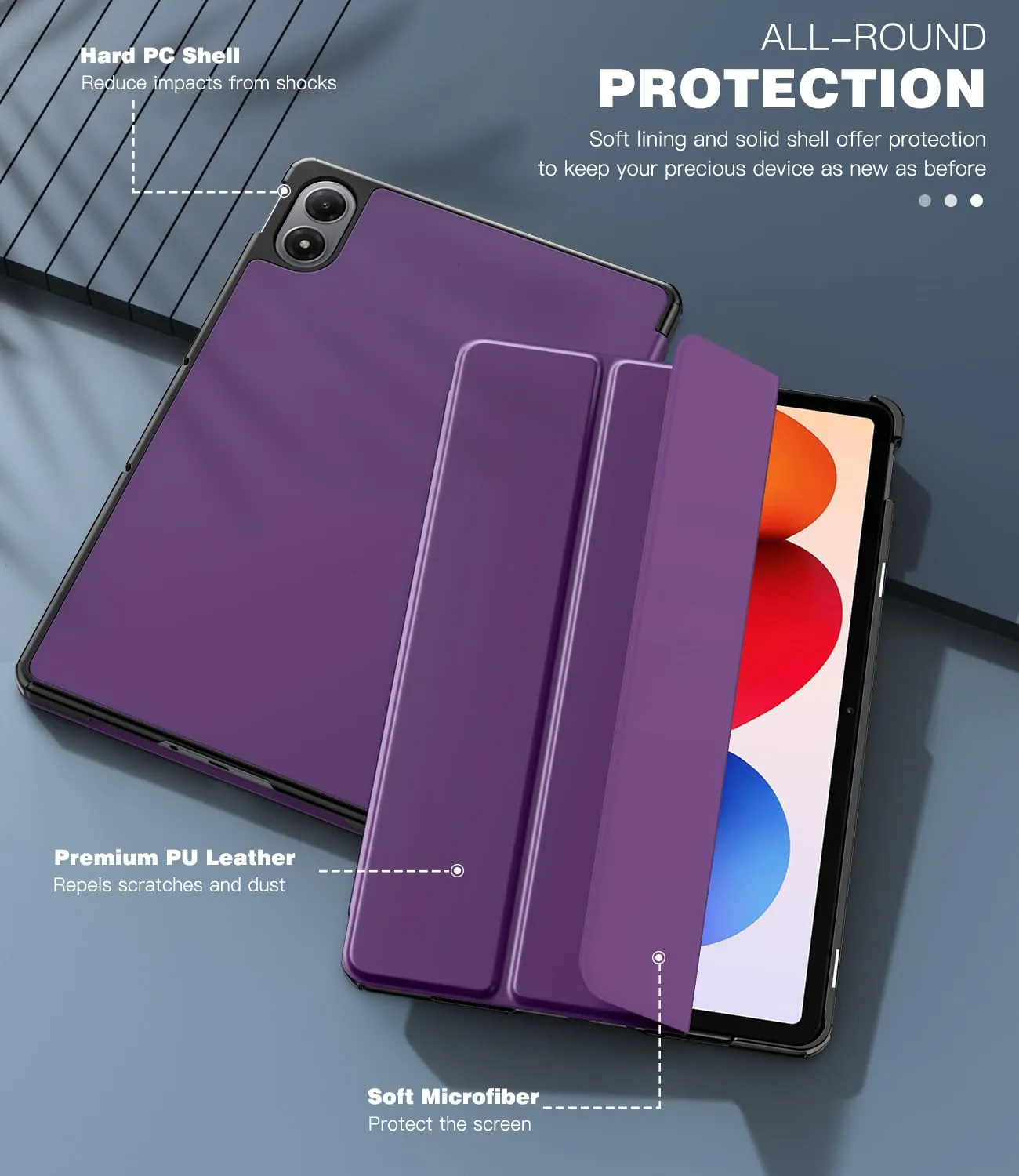 TiMOVO Cover per Xiaomi Redmi Pad 2 Pro / POCO Pad M1 12,1" 2025 - immagine 6